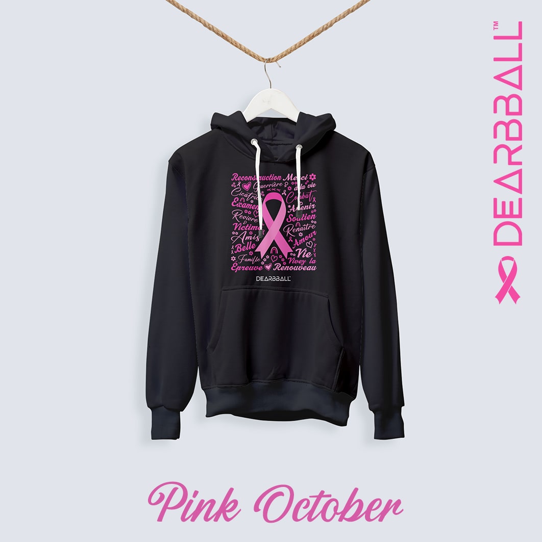 Octobre Rose aussi chez DearBBall ! 🎗️