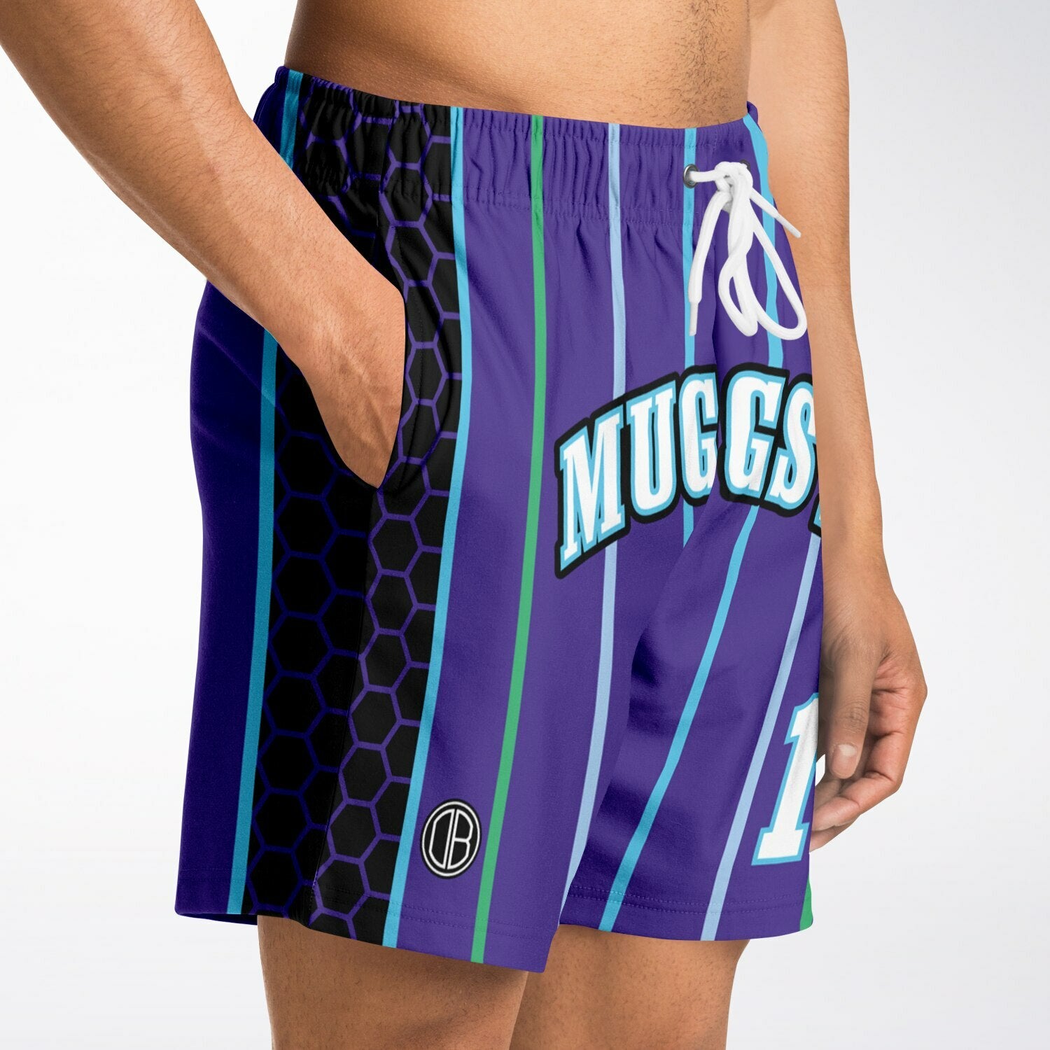 Calções Fashion DearBBall - Edição MUGGSY Roxo