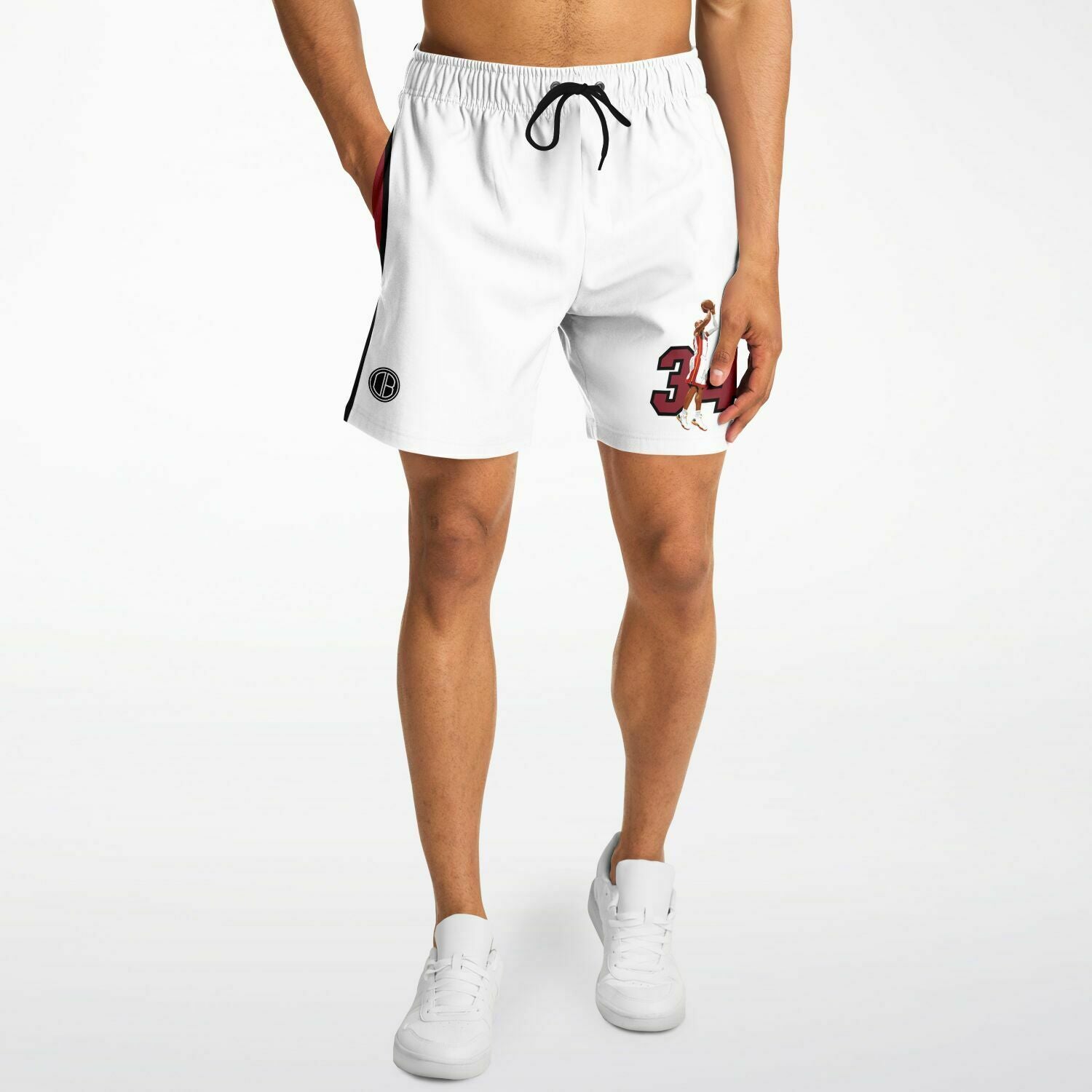 DearBBall Fashion-Shorts - CLUTCH Shoot Legendary Miami White Edition