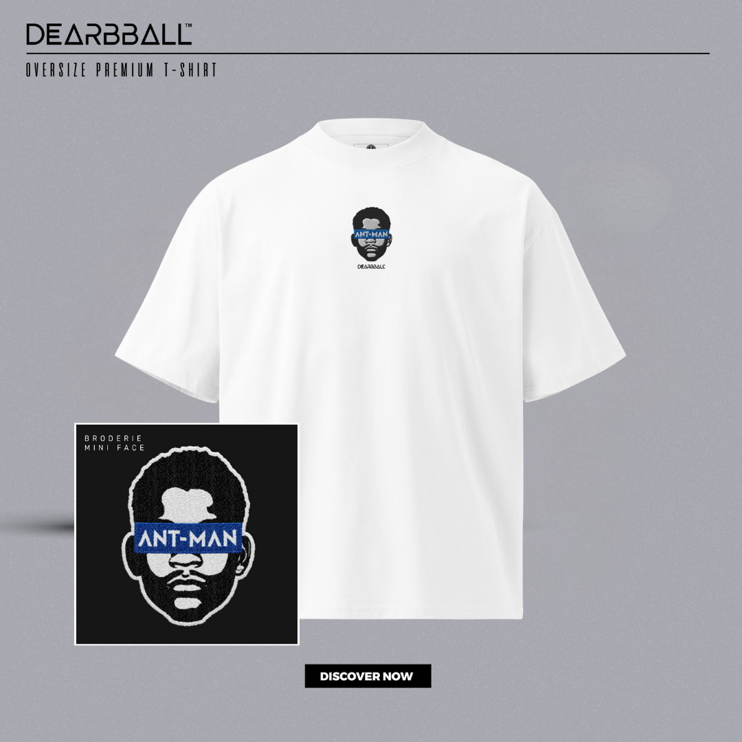 DearBBall T-Shirt Oversized Premium - Ant-Man BRODERIE Edition
