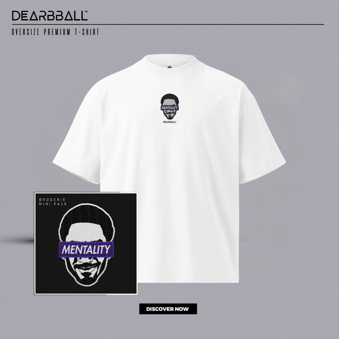 T-Shirt Oversized Premium DearBBall - Edição Afro Mentality BRODERIE