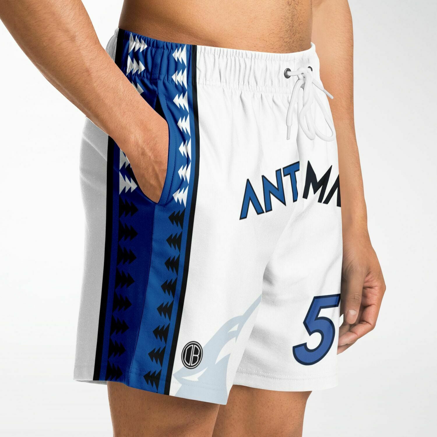 DearBBall Fashion Shorts - Ant-Man White Playoffs-utgave
