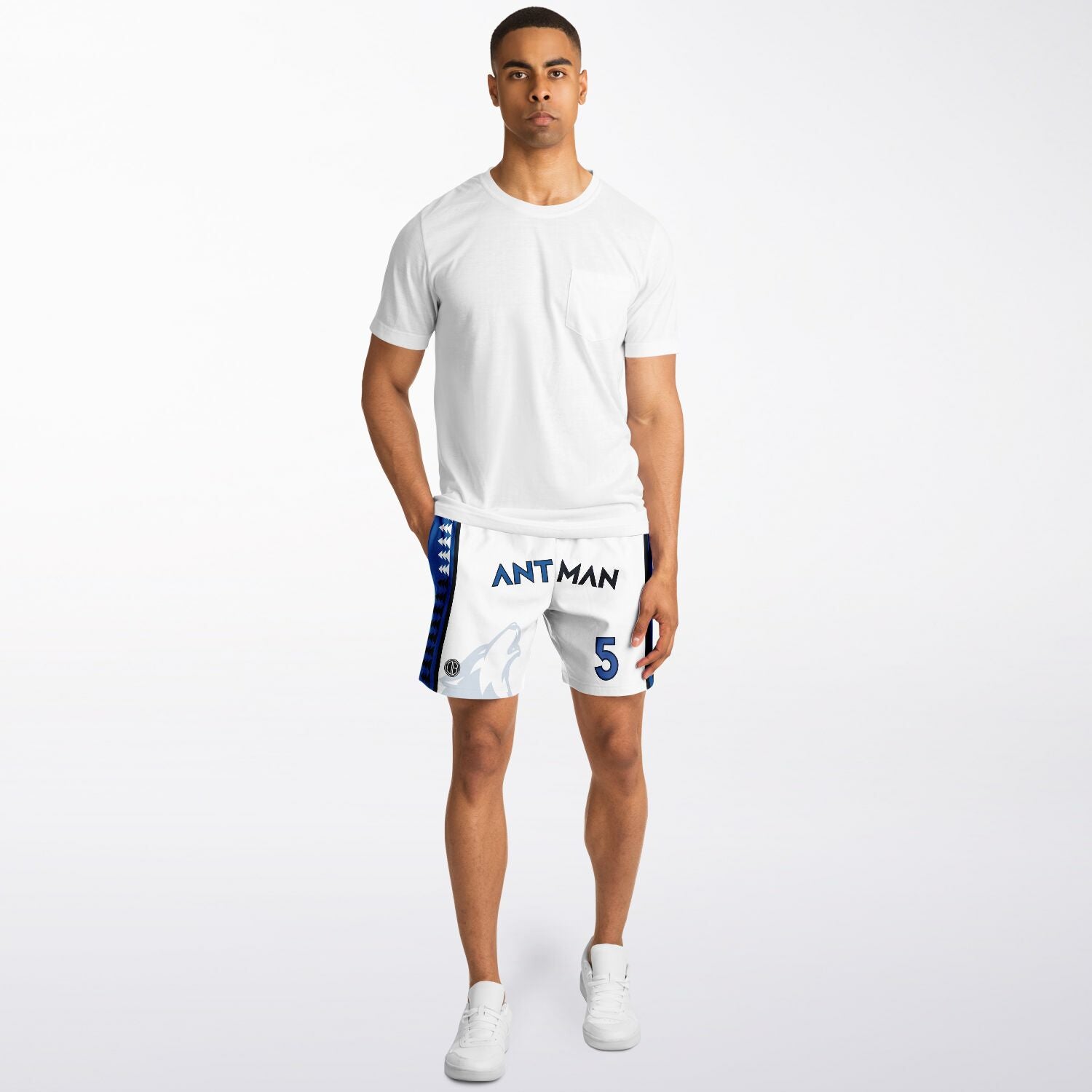 DearBBall Fashion Shorts - Ant-Man White Playoffs-utgave