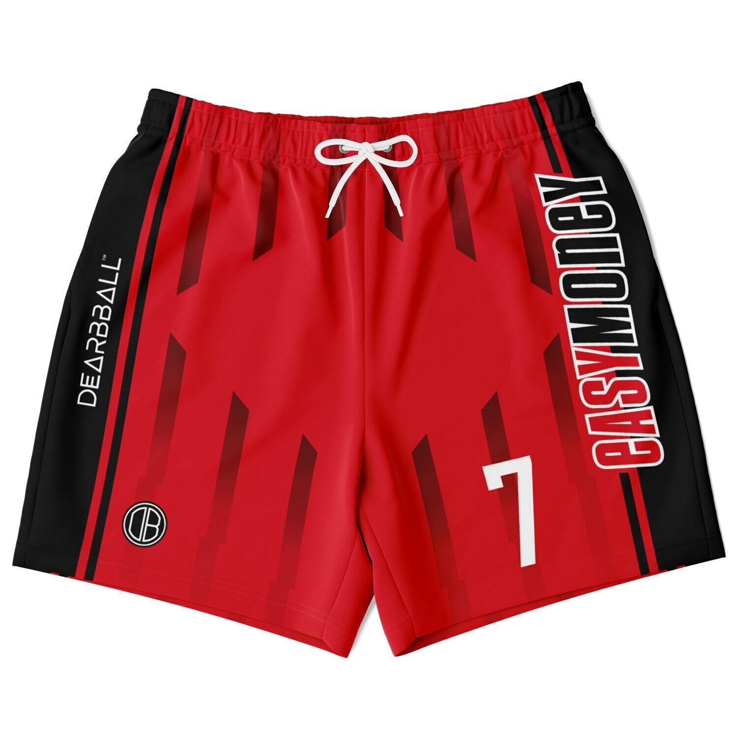 DearBBall Fashion Shorts - EasyMoney H-TOWN Red Edition