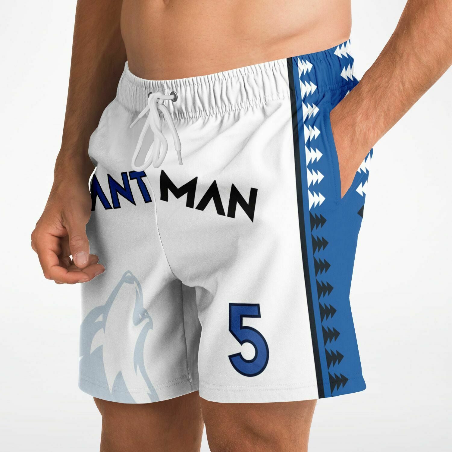 DearBBall Fashion Shorts - Ant-Man White Playoffs-utgave