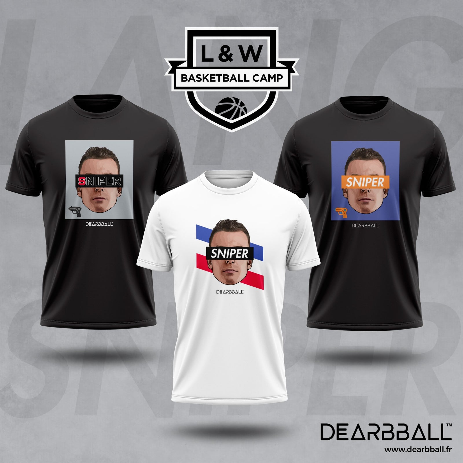 DearBBall 3 T-Shirts Pack - SNIPER Edition