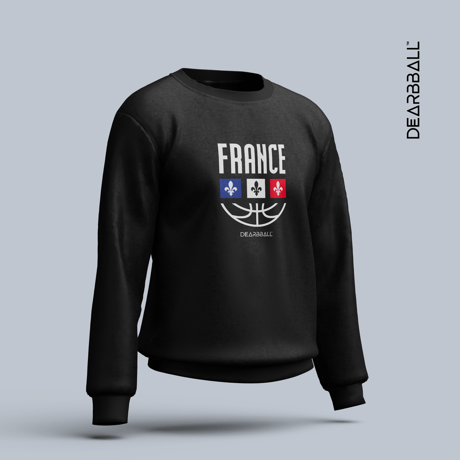 Sweatshirt DearBBall - Edição FRANCE ROYAUTÉ Black