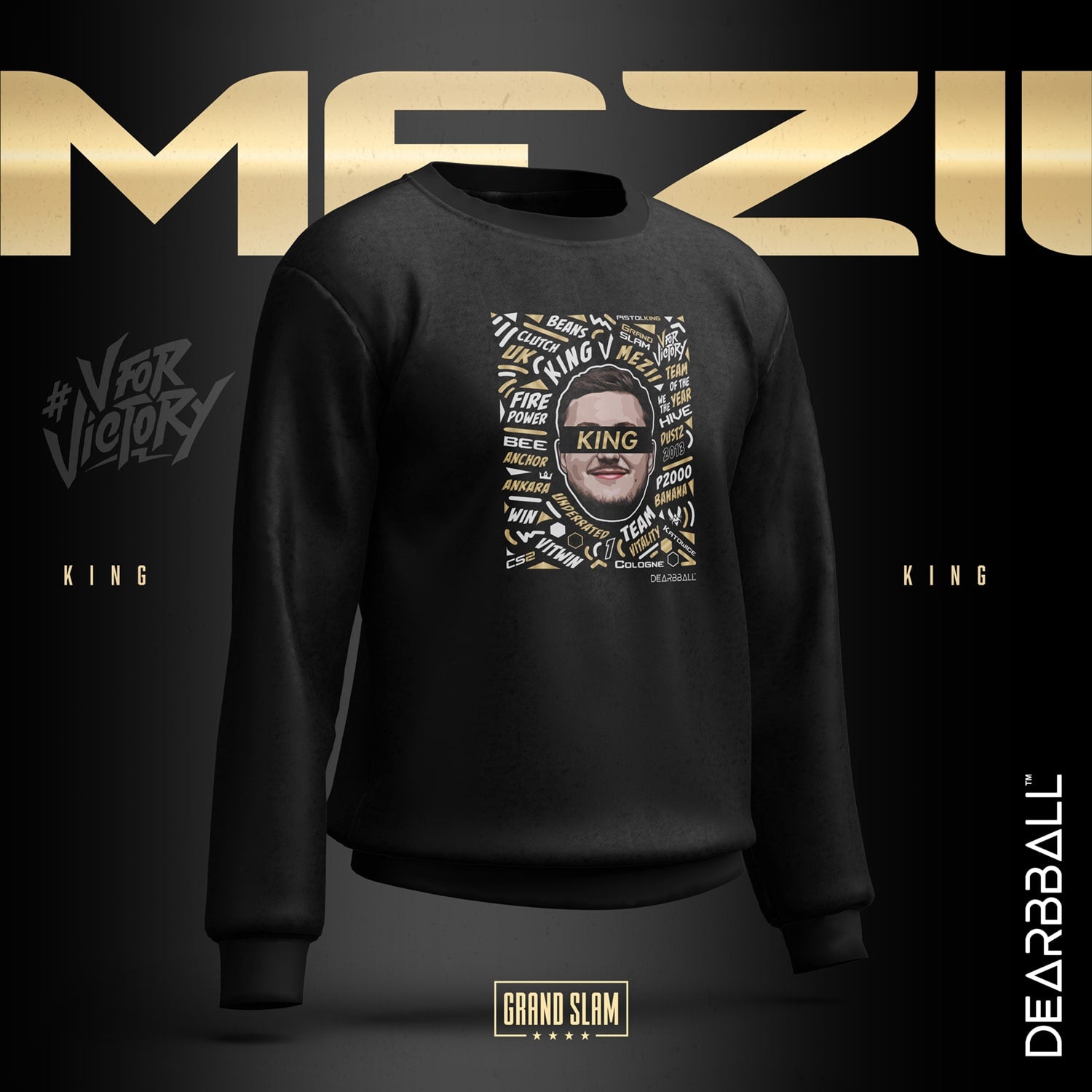 Sweatshirt DearBBall - VITALITY MEZII KING Words Matter