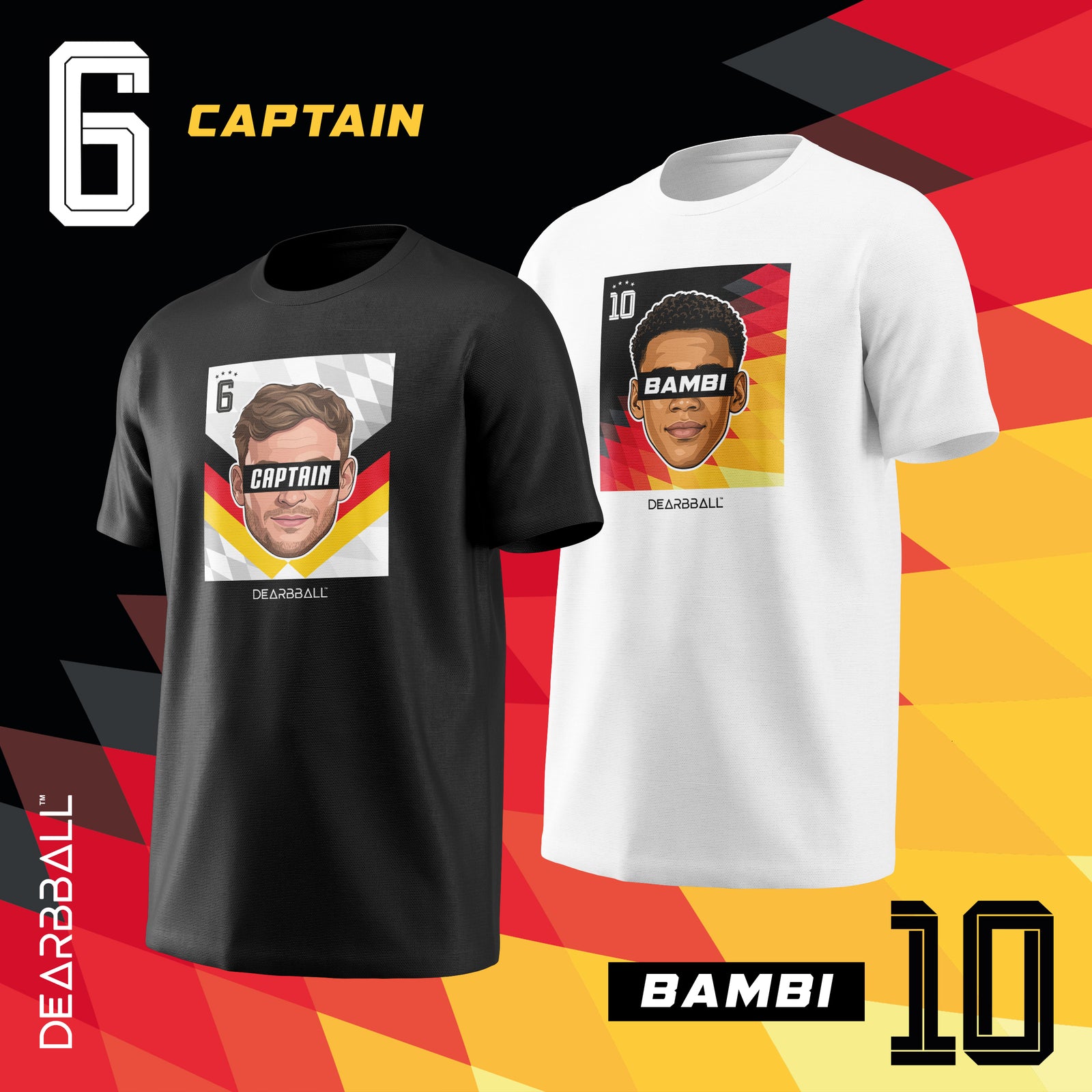 DearBBall T-Shirt - CAPTAIN Germany CDM Edition