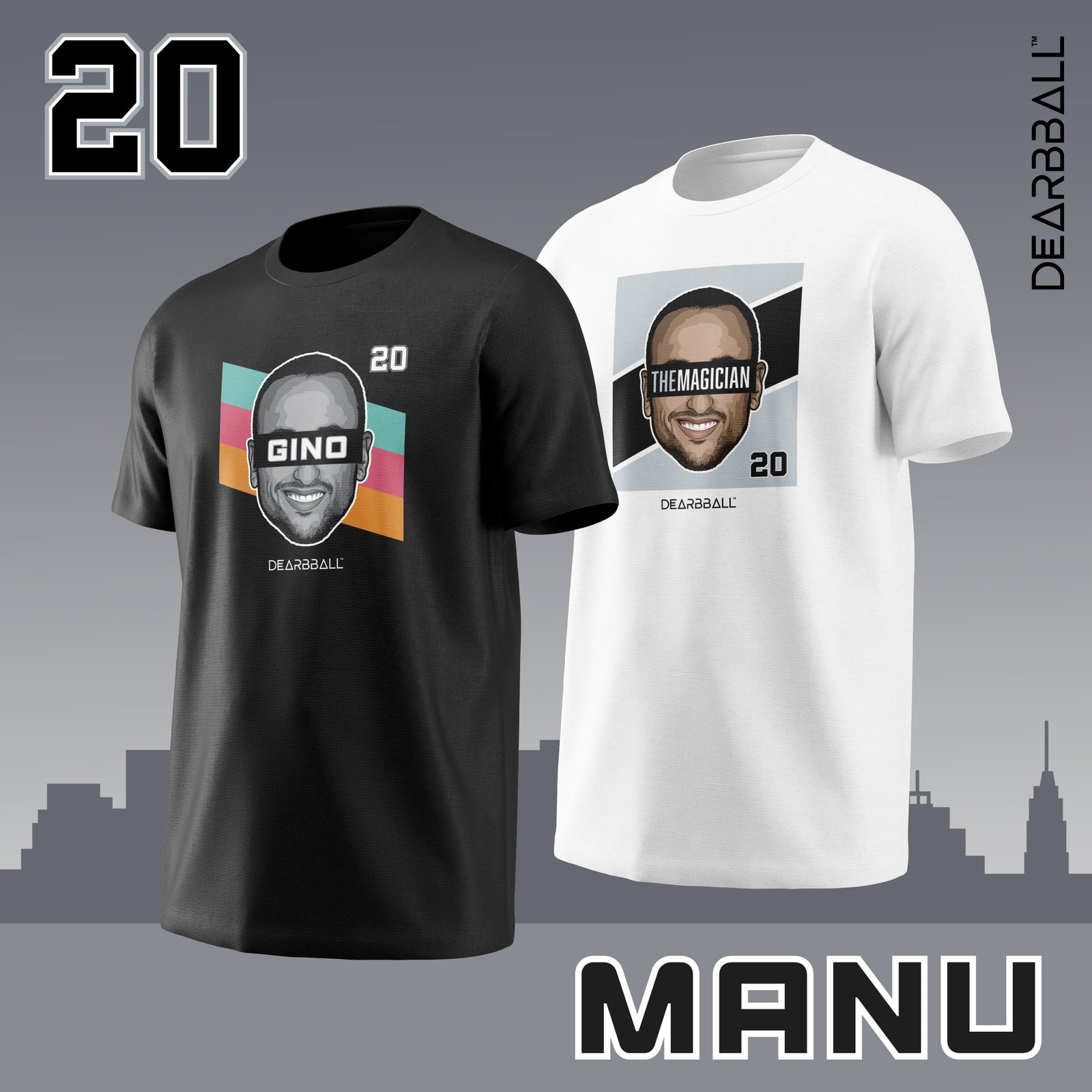 DearBBall T-Shirt - The Magician San Antonio Edition