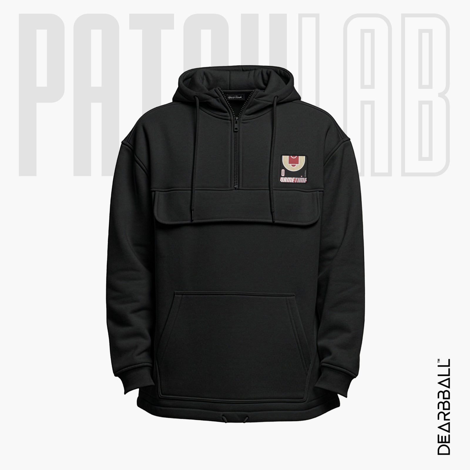 Hettegenser 3/4 Glidelås PatchLab