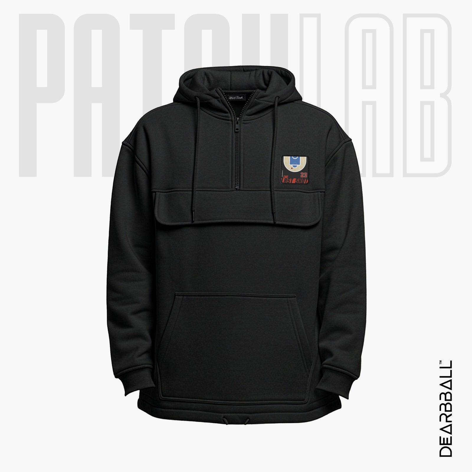 Hettegenser 3/4 Glidelås PatchLab