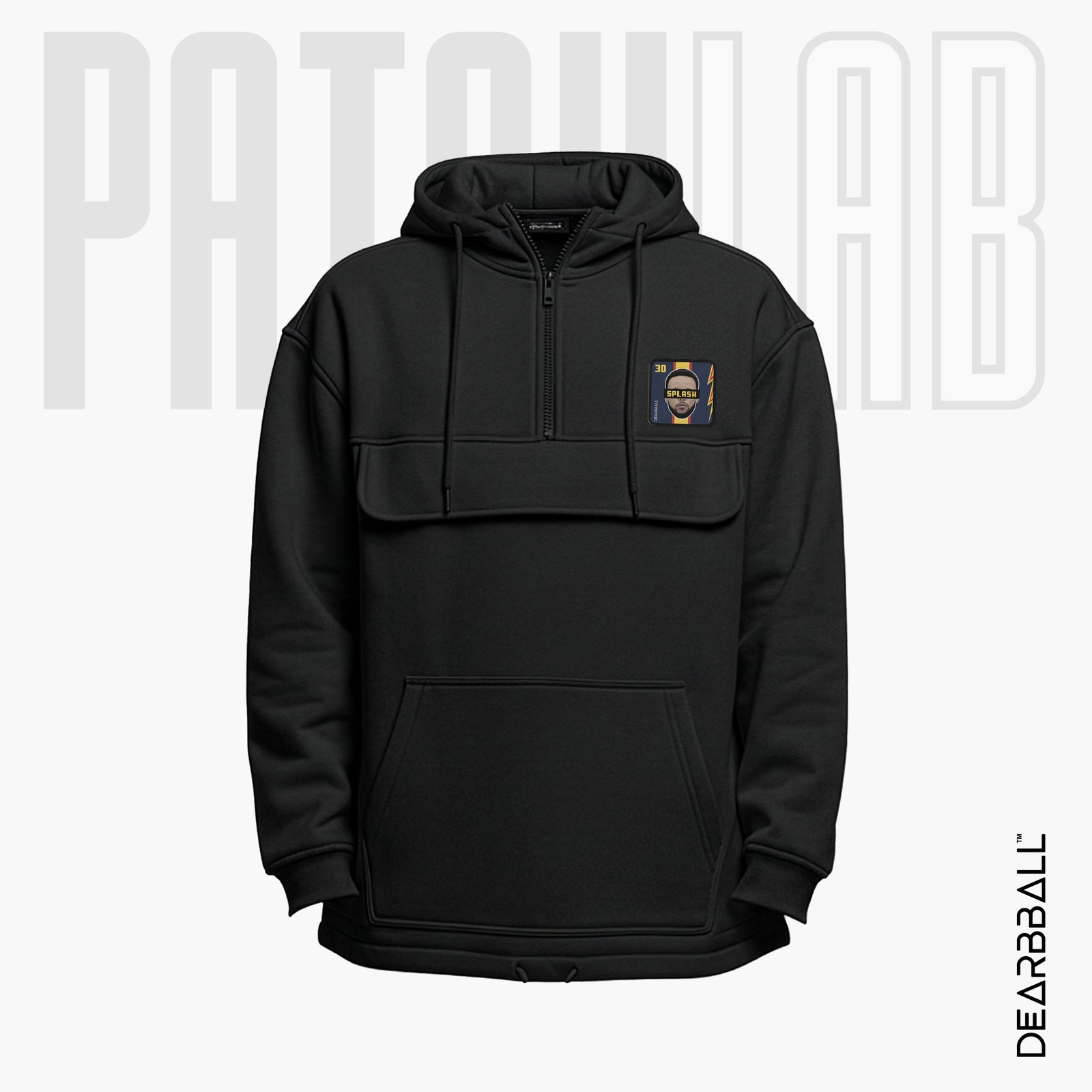 Hettegenser 3/4 Glidelås PatchLab