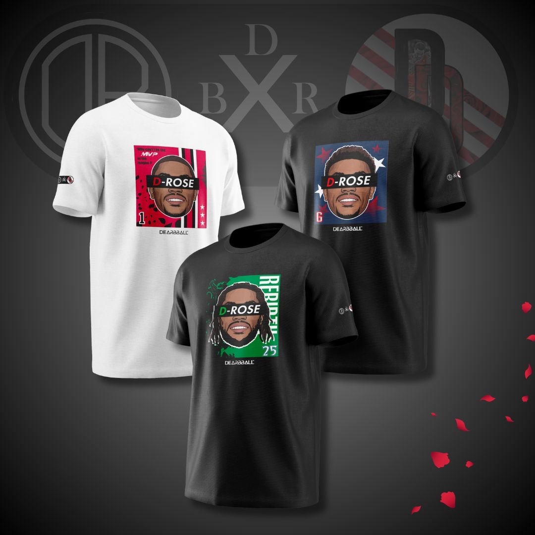 DearBBall T-Shirt - D-ROSE USA Stars Edition