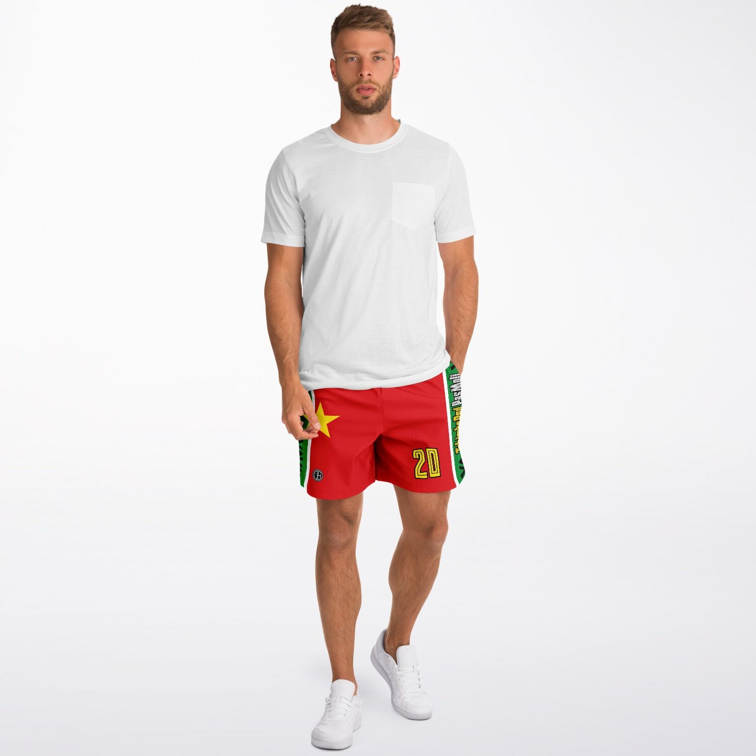 DearBBall Fashion Shorts - Tchimbé rèd pa moli Creole Edition