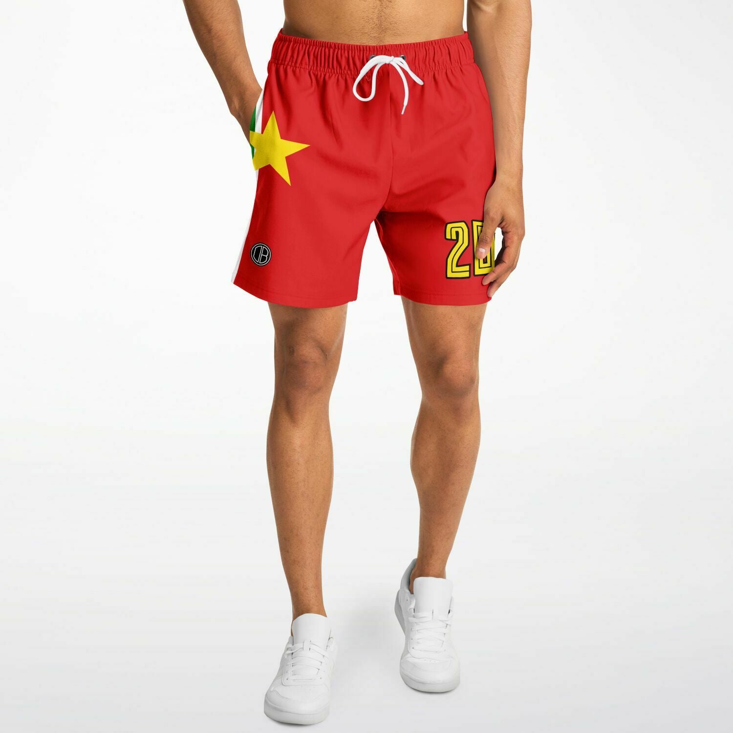 DearBBall Fashion Shorts - Tchimbé rèd pa moli Creole Edition