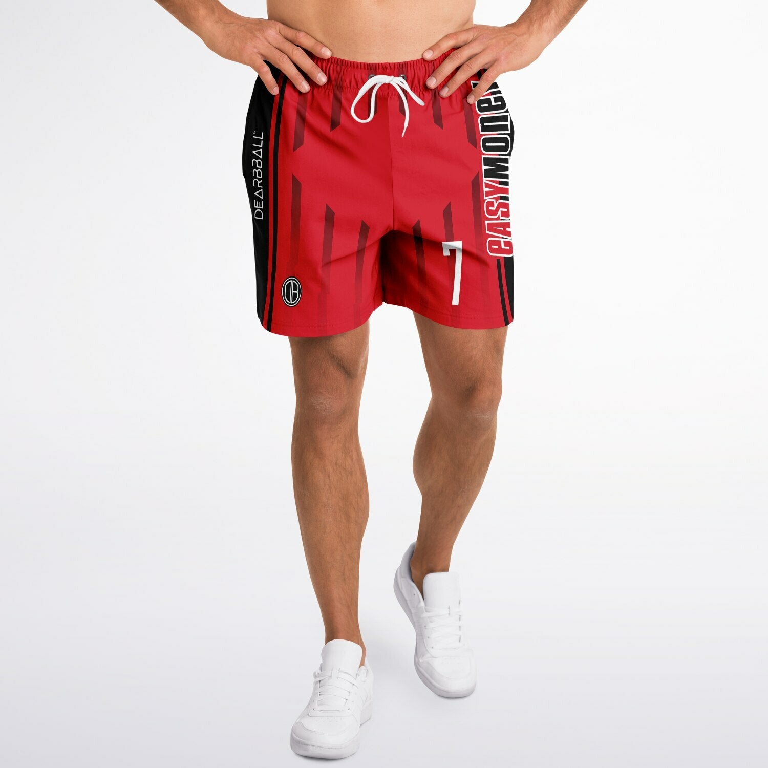 DearBBall Fashion Shorts - EasyMoney H-TOWN Red Edition