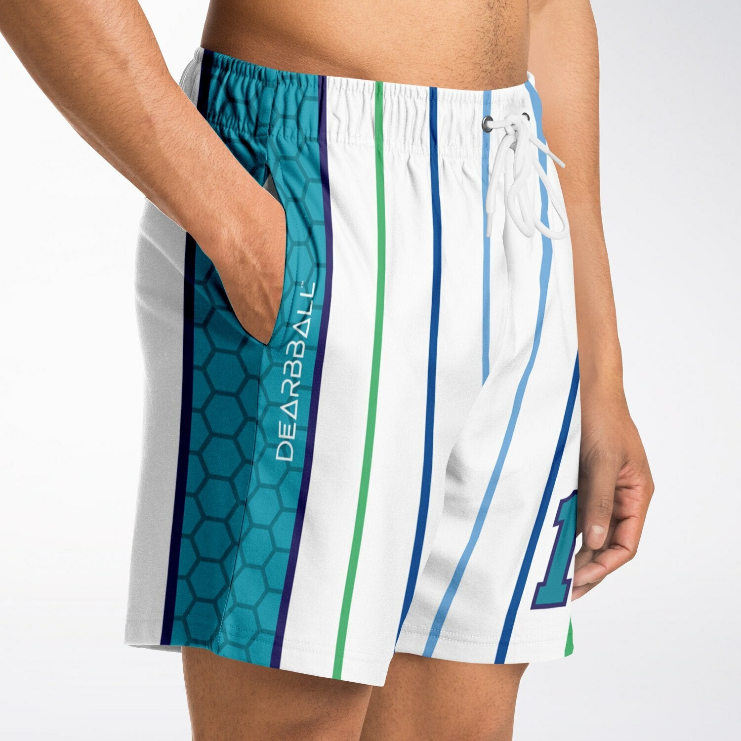 Calções Fashion DearBBall - Edição MUGGSY Branco