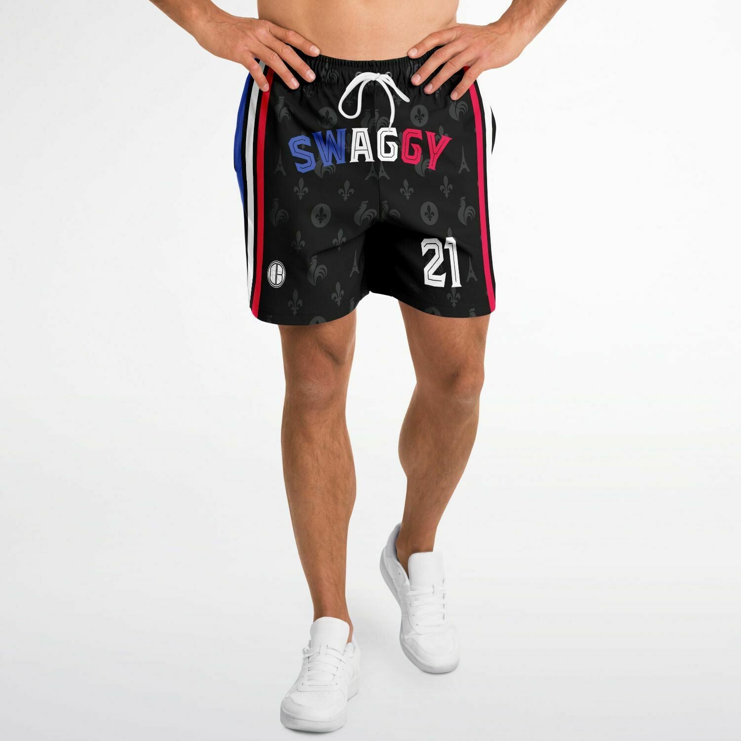 DearBBall Fashion Shorts - SWAGGY France Royauté Black Edition