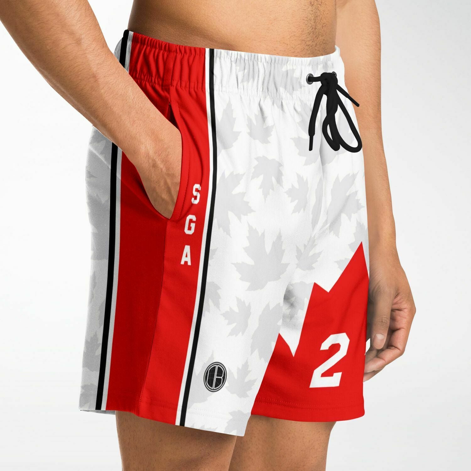 DearBBall Fashion Shorts - SGA 2 Canada Maple White Edition
