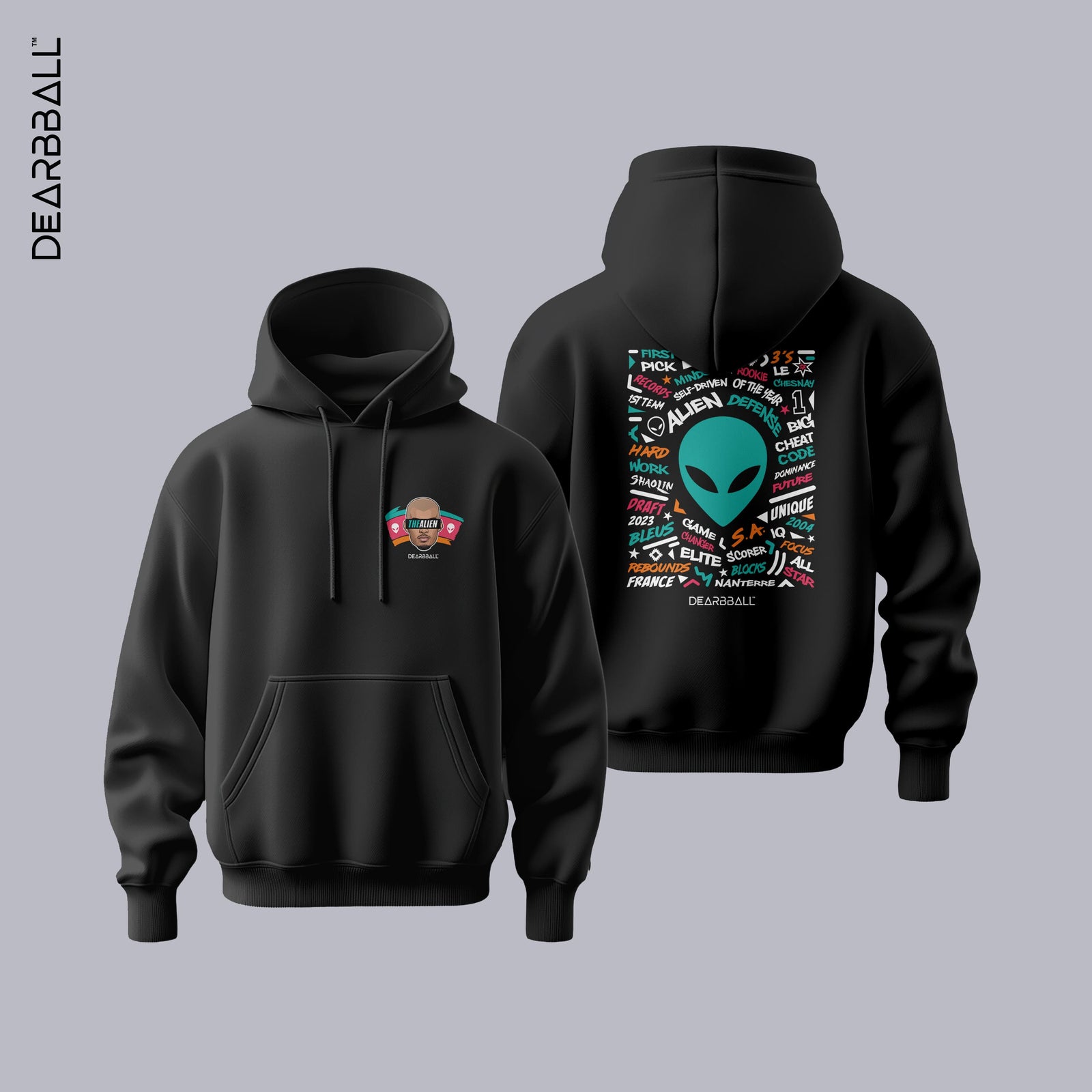 DearBBall Premium Hoodie - TheAlien Fiesta Words Matter Edition