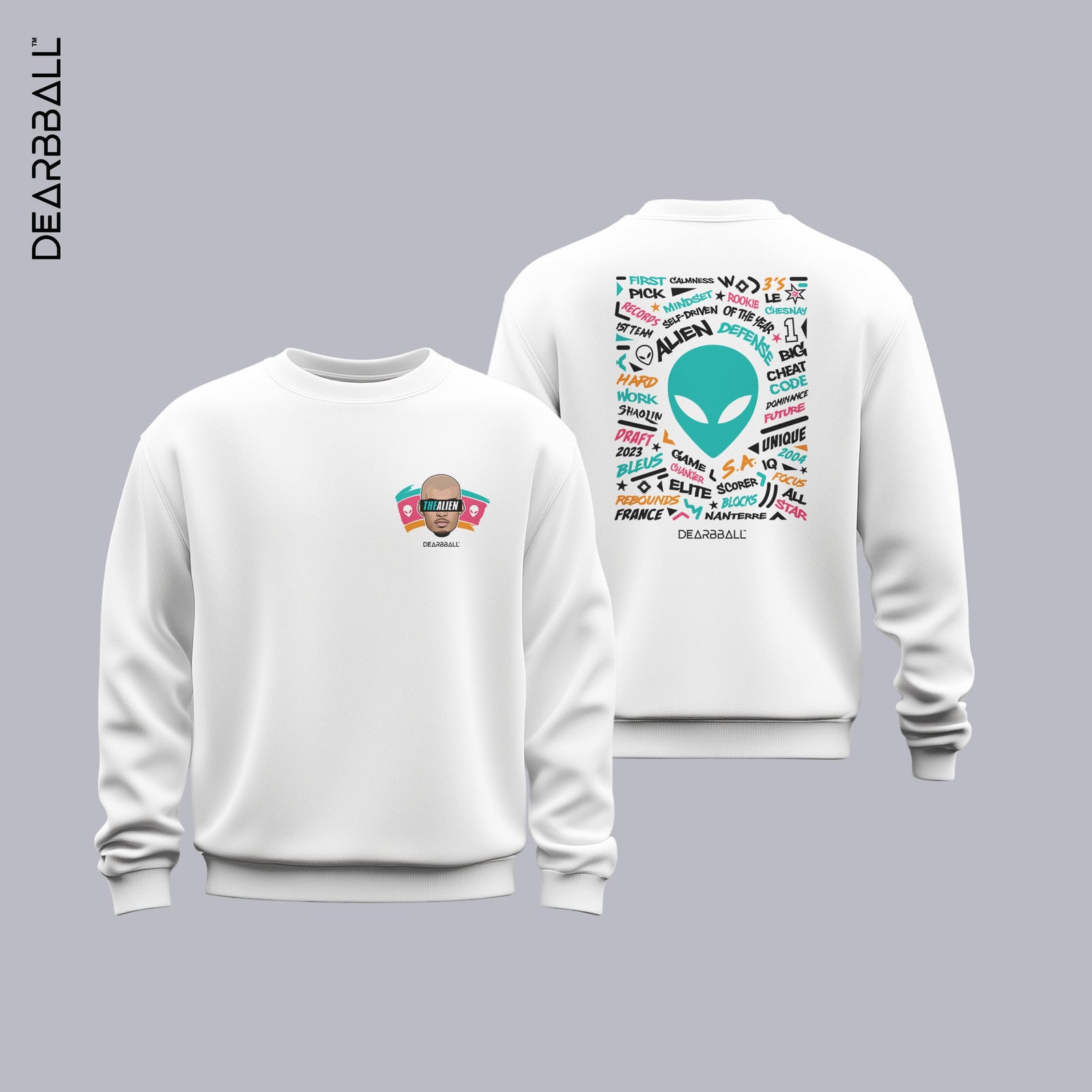 DearBBall Sweat Premium - TheAlien Fiesta Edição Words Matter