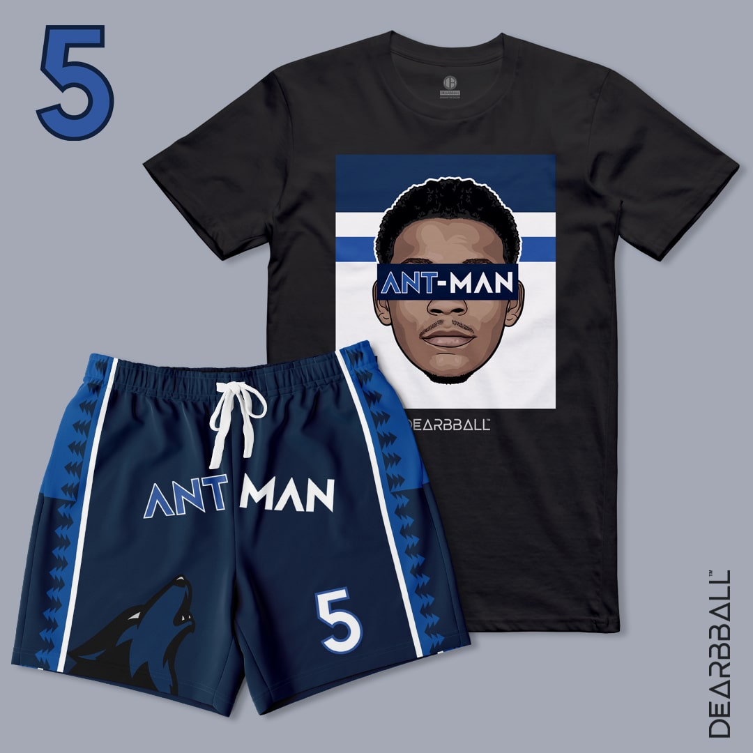 DearBBall Shorts- og T-skjorte-sett - ANT-MAN Franchise Player Edition