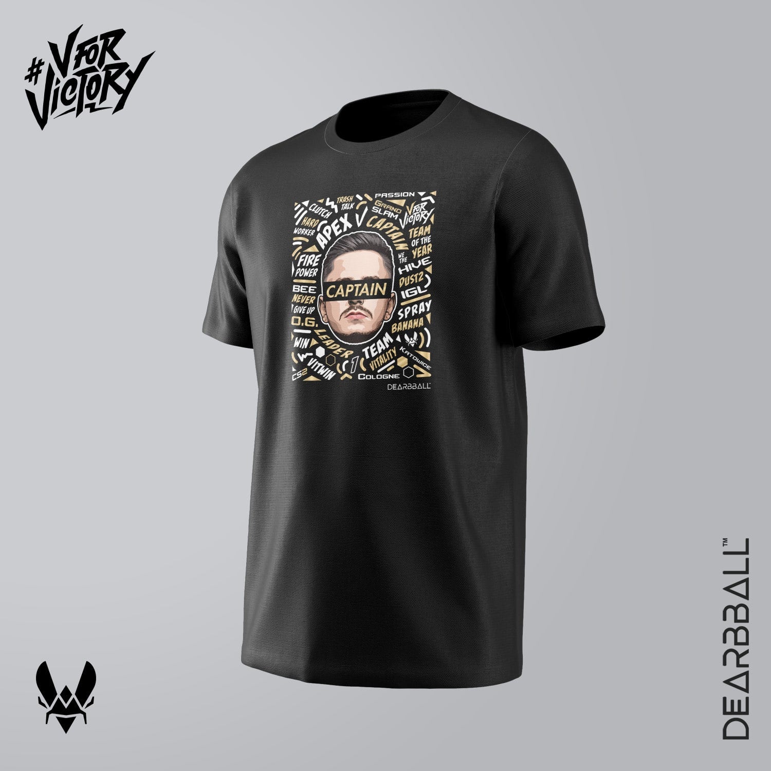 T-Shirt DearBBall - APEX CAPTAIN Words Matter VITALITY