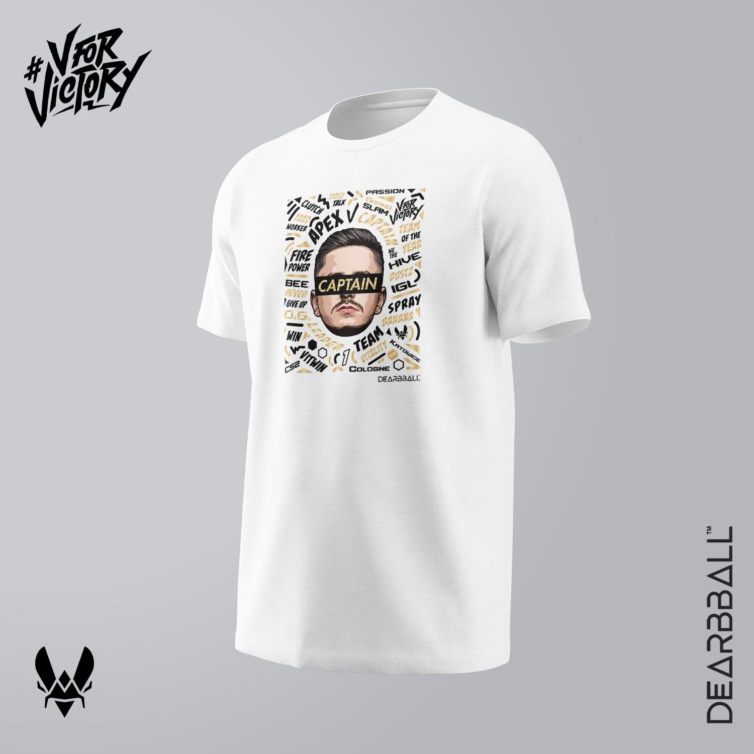 T-Shirt DearBBall - APEX CAPTAIN Words Matter VITALITY