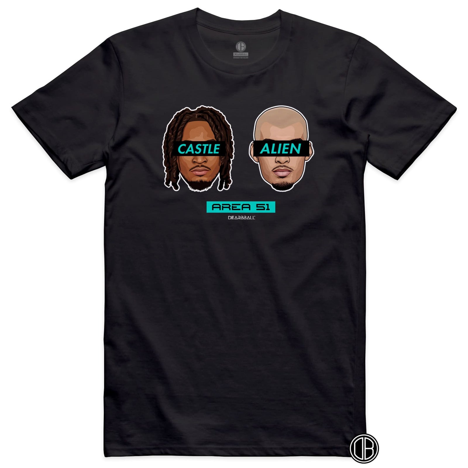 đ DearBBall T-Shirt - AREA 51 Alien Edition