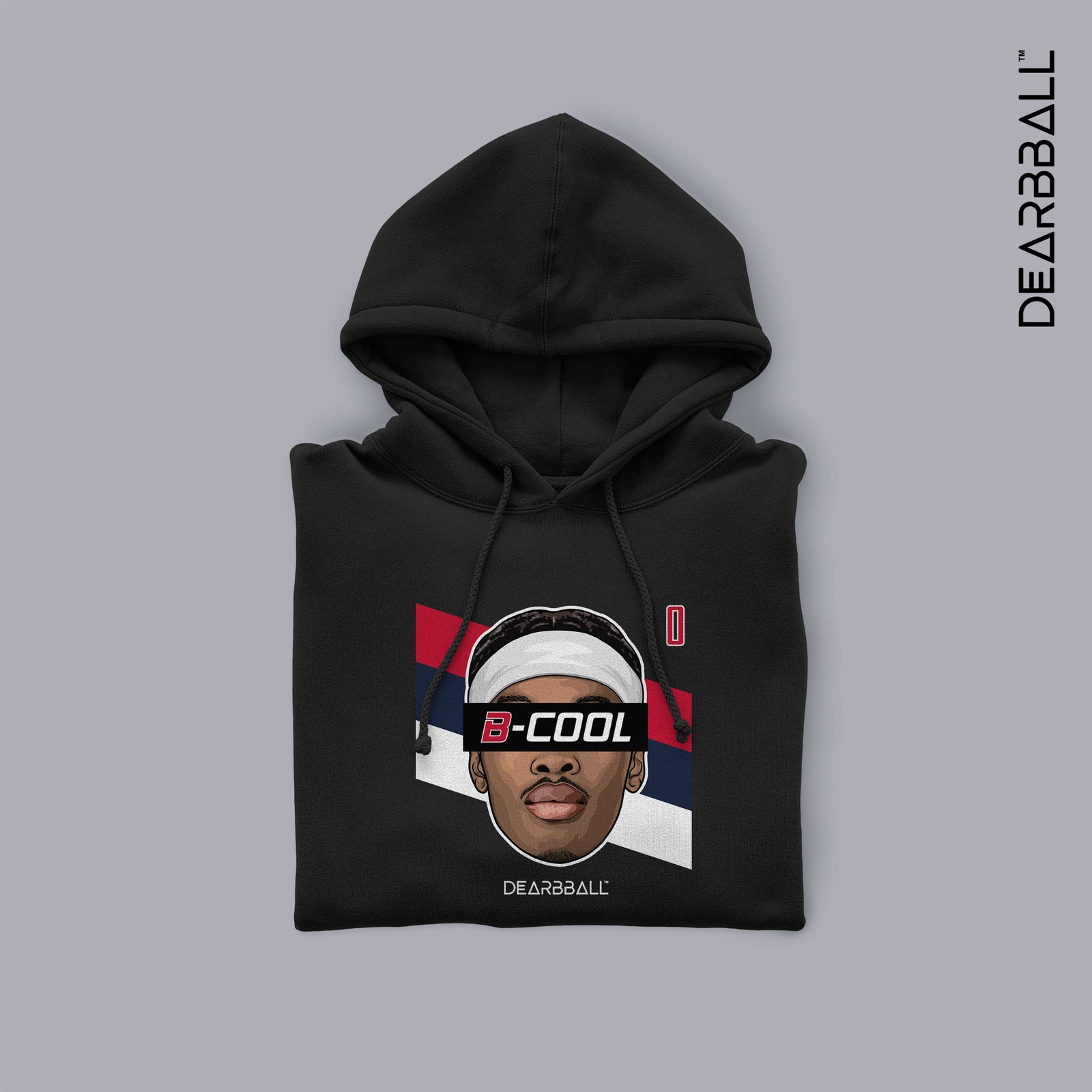 Felpa con Cappuccio DearBBall - Edizione B-COOL WAS Stripes