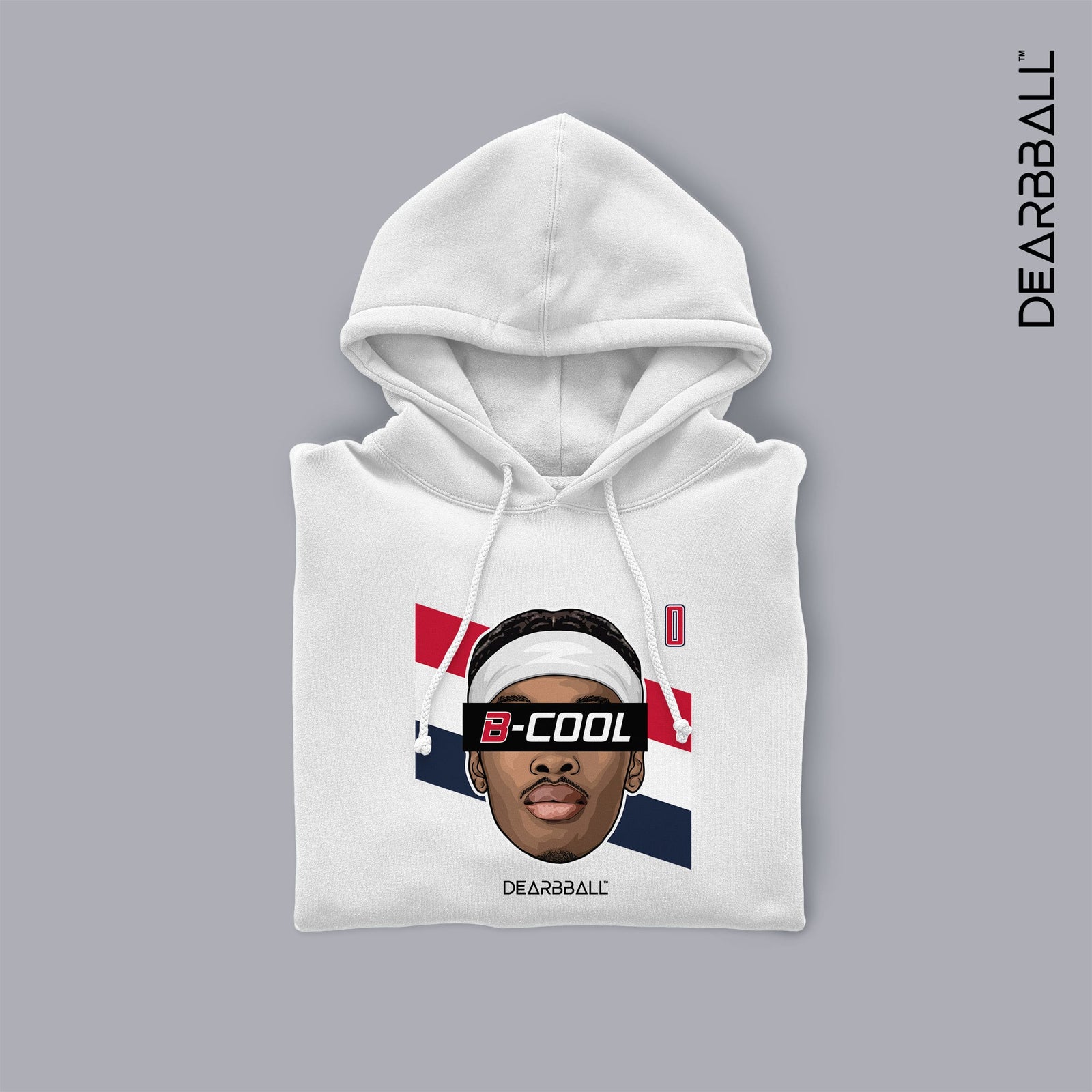 Felpa con Cappuccio DearBBall - Edizione B-COOL WAS Stripes