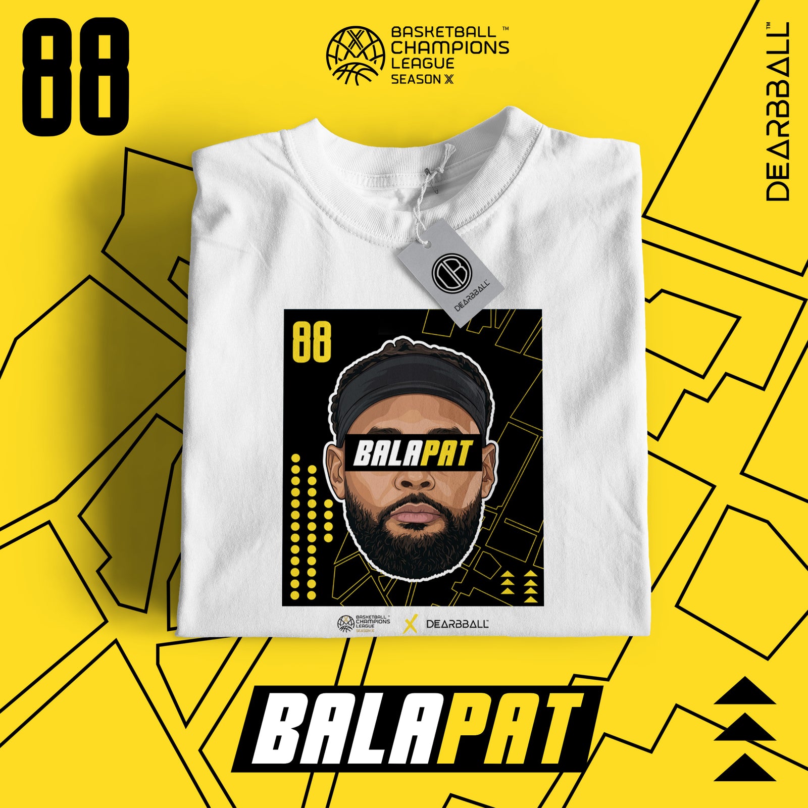 T-shirt DearBBall - Edição BALAPAT