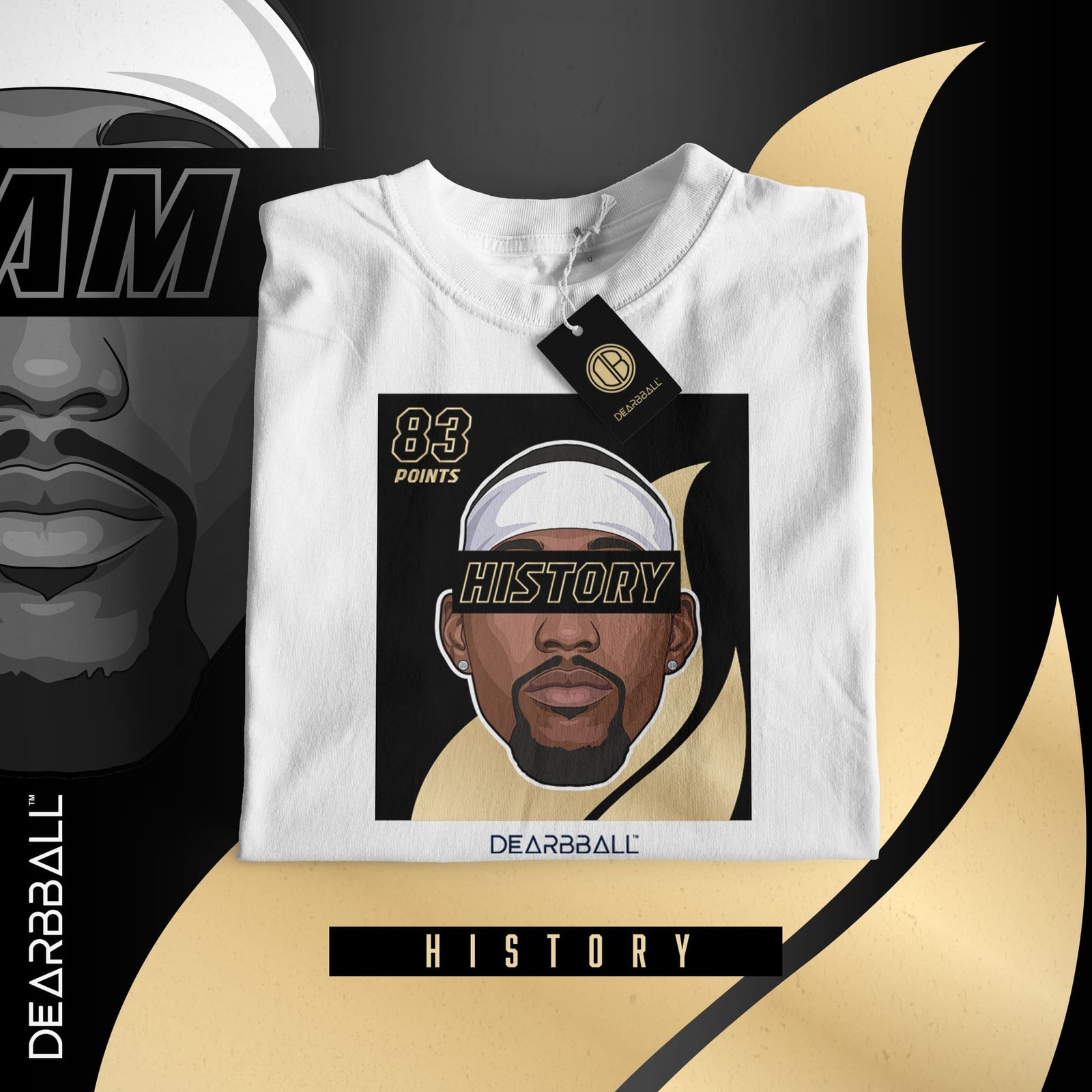 DearBBall T-Shirt - BAM 83 pts Edição Recorde Histórico