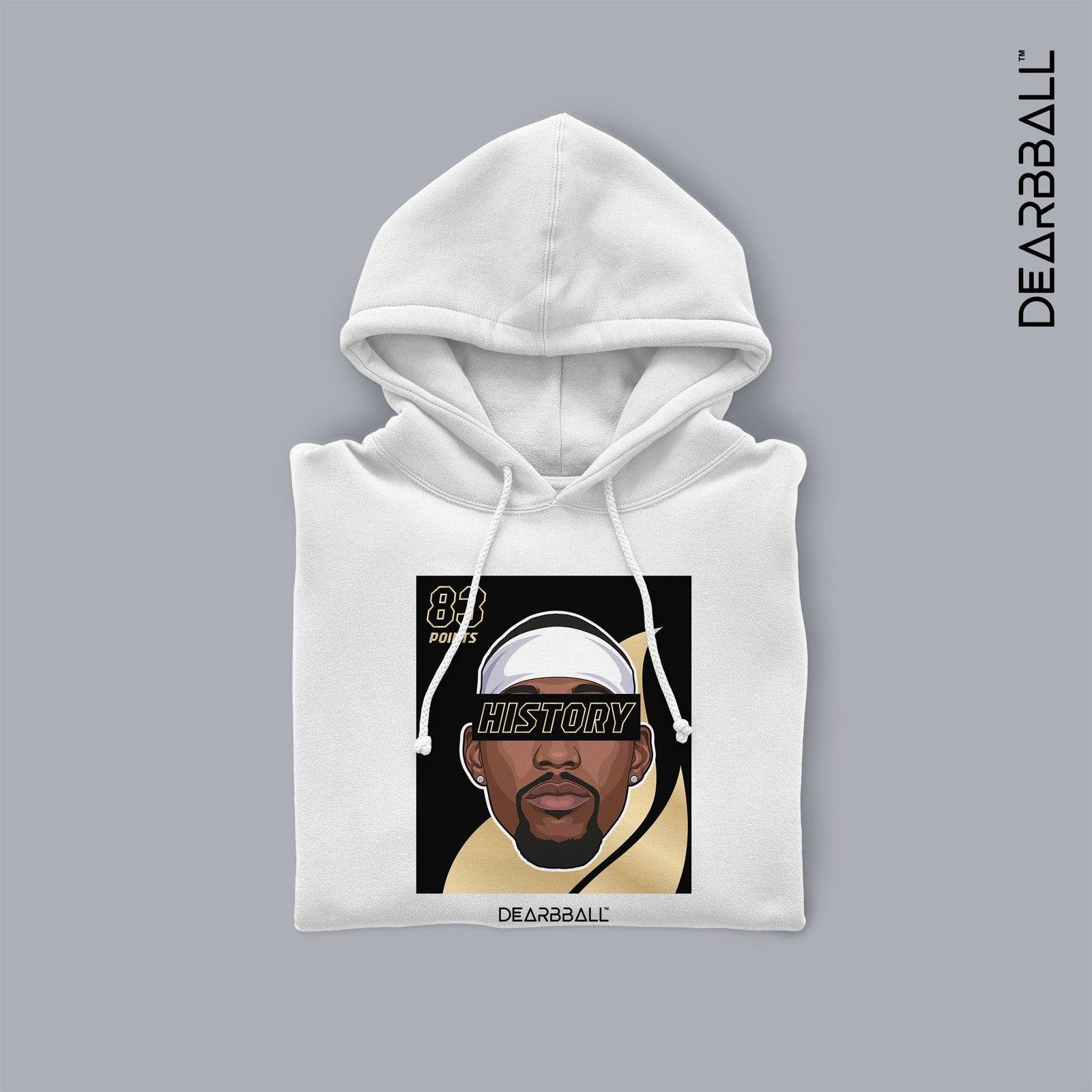 DearBBall Kapuzen-Sweatshirt - BAM 83 Punkte Geschichtsrekord Edition