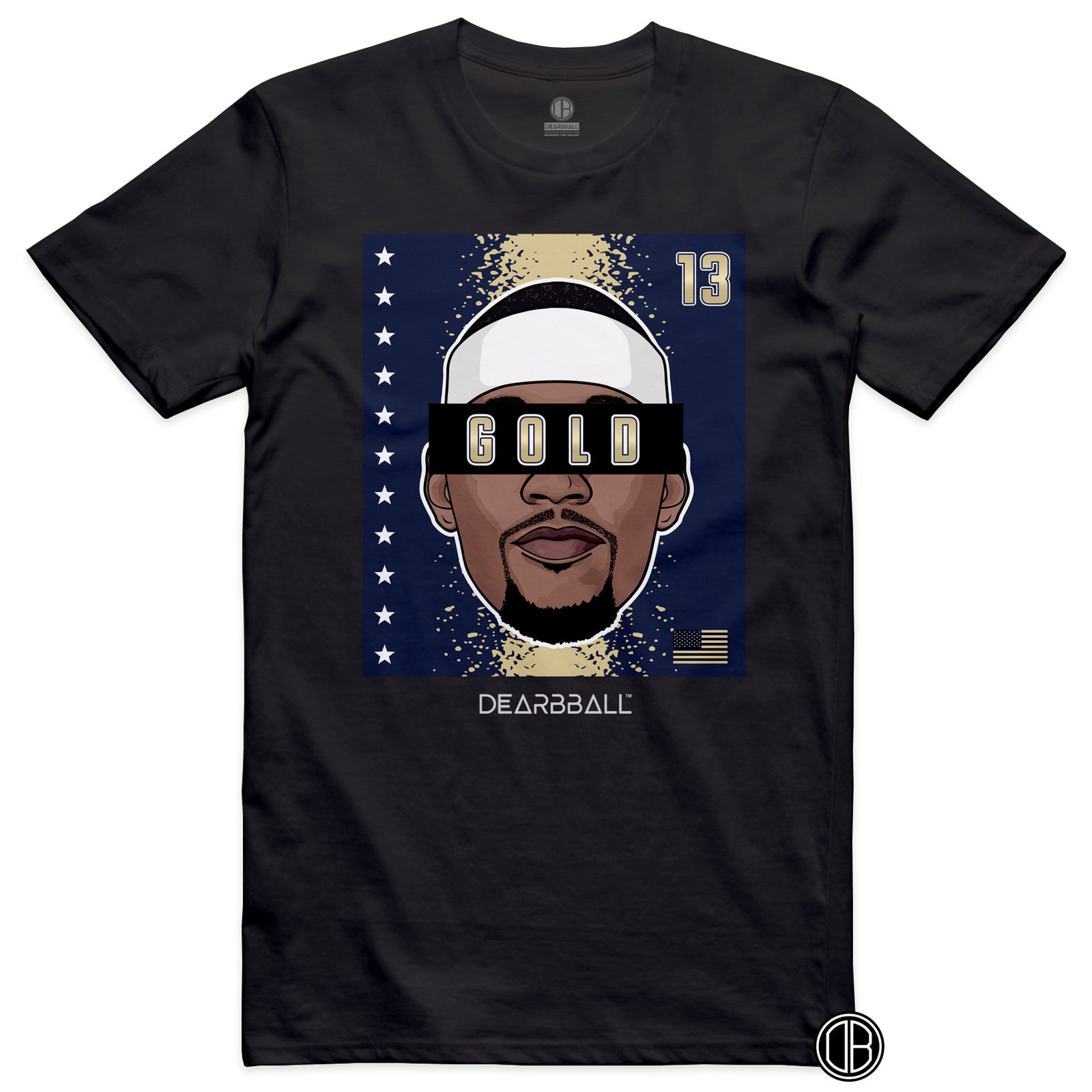 DearBBall T-Shirt - BAM Stars Gold Edition