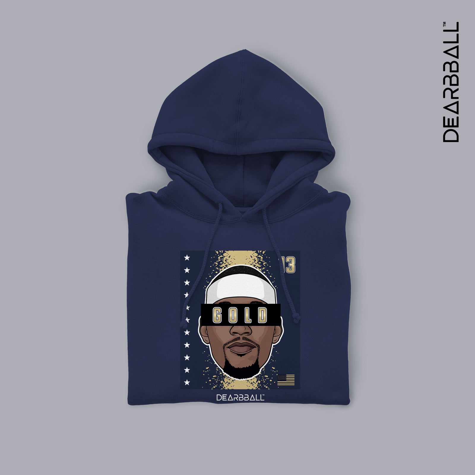 DearBBall Hoodie - BAM Stars Gold Edition