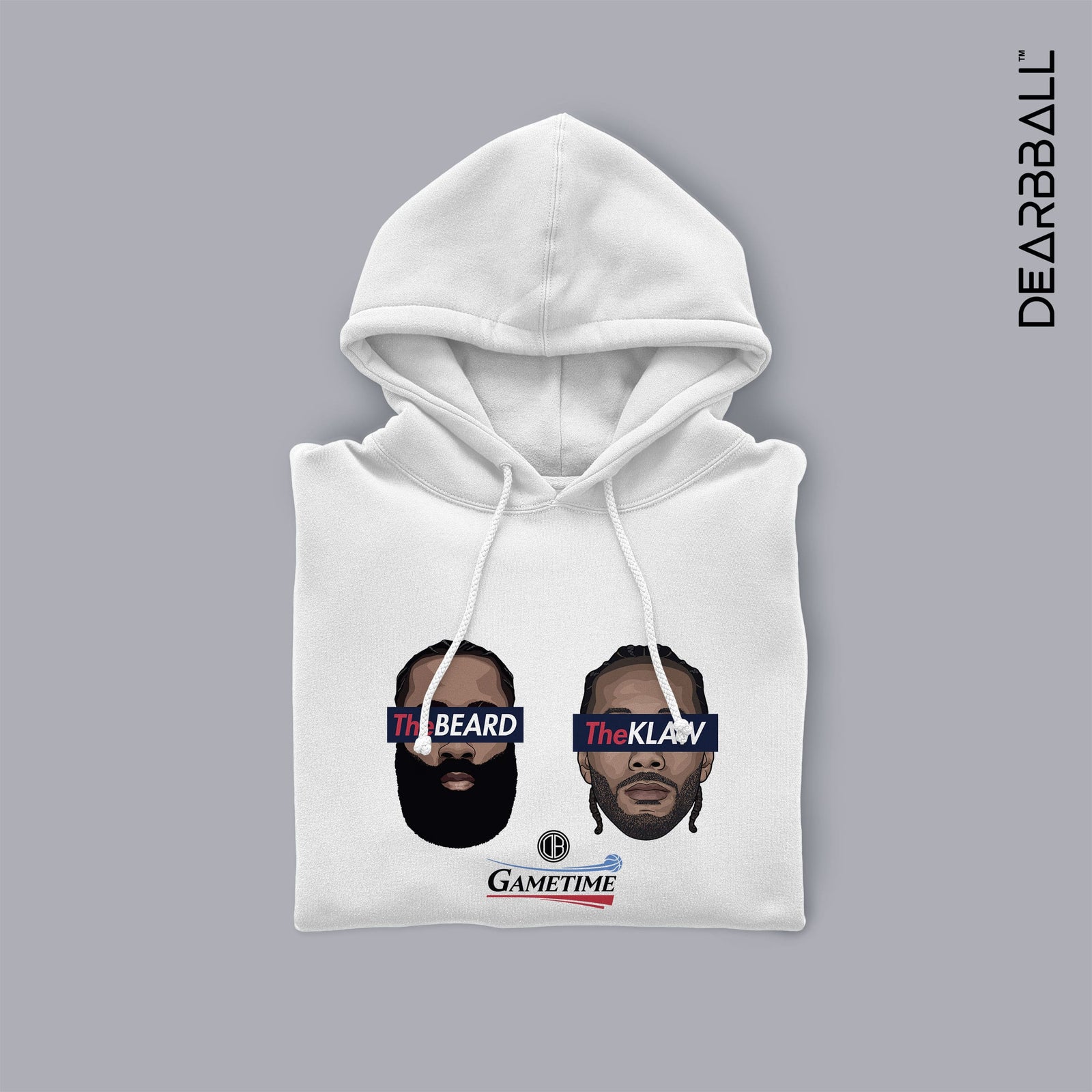 Sweat à Capuche DearBBall - Duo The BEARD & The KLAW Edição GAMETIME