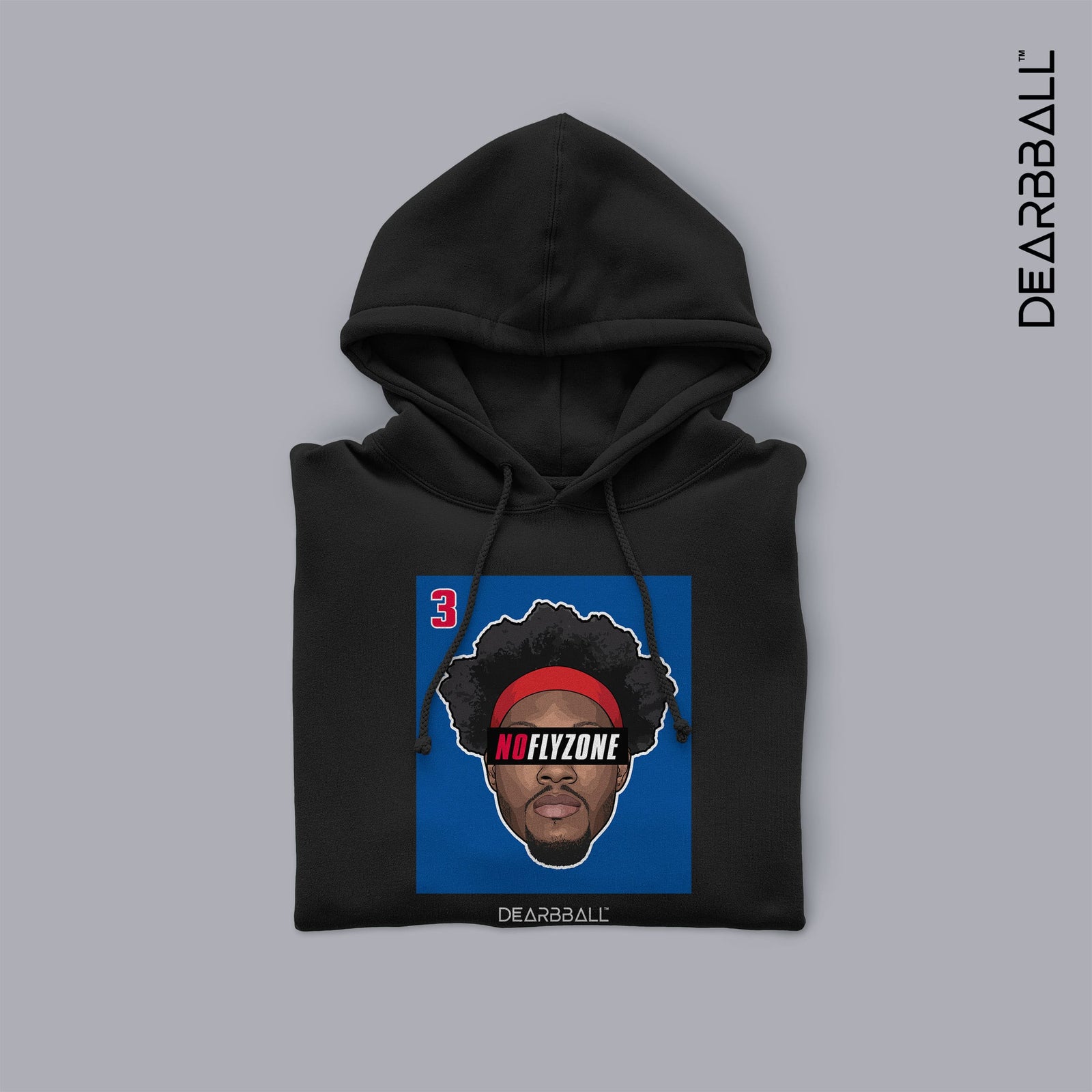 DearBBall Hettegenser - No FlyZone Blå-utgave