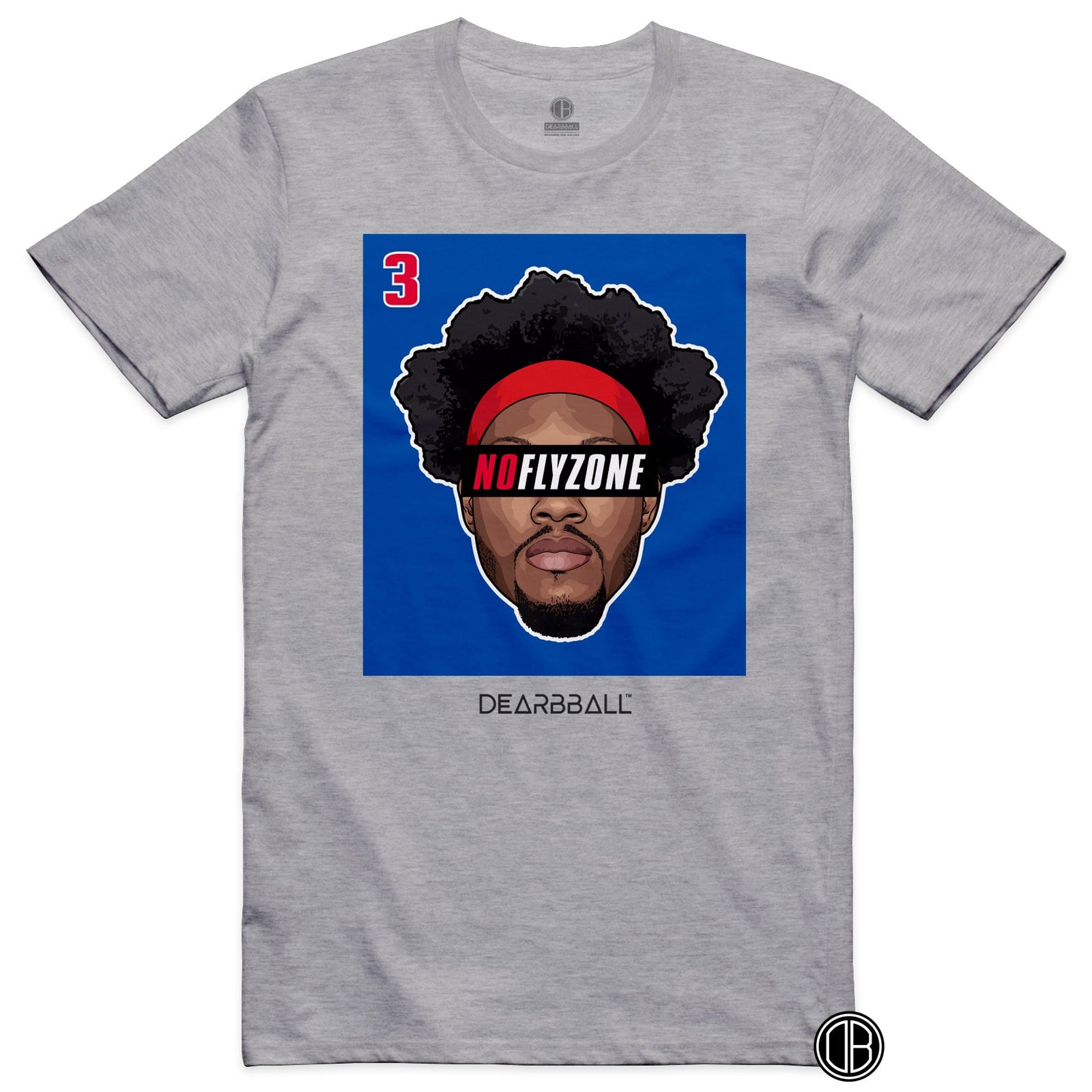DearBBall T-Shirt - No FlyZone Blue Edition