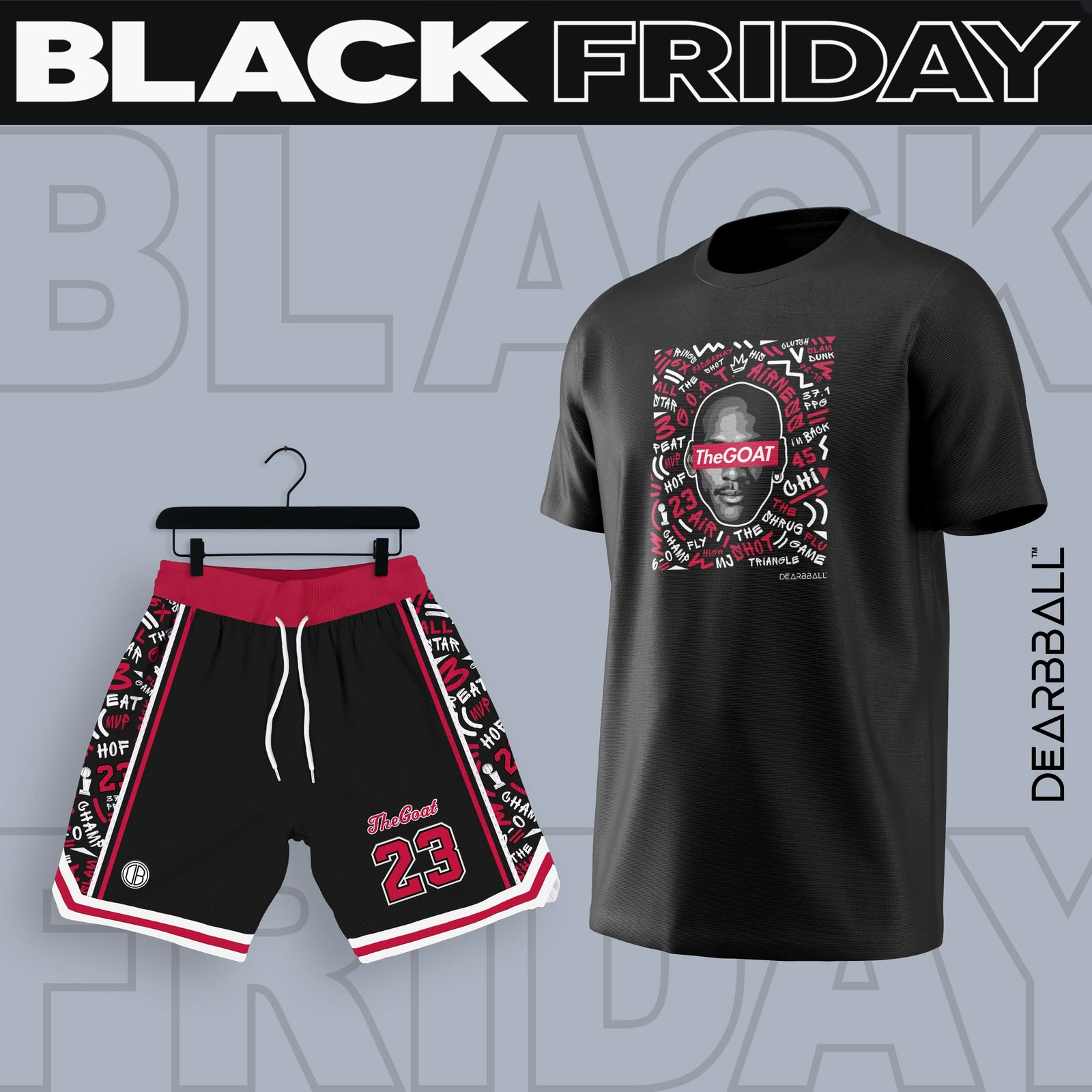 DBB SHORT MESH PREMIUM - THE GOAT WORDS MATTER BEGRENSET UTGAVE