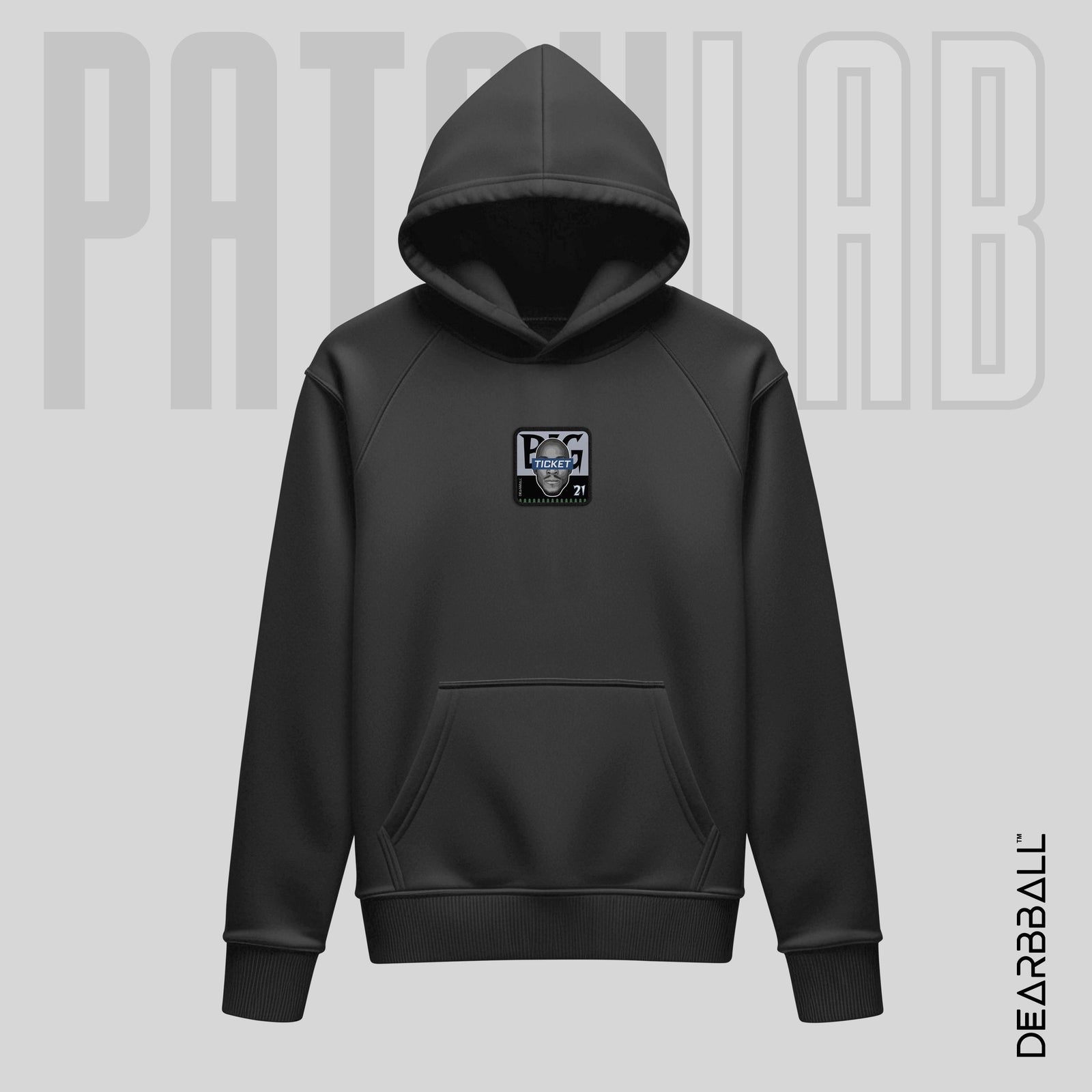 Hettegenser 3/4 Glidelås PatchLab