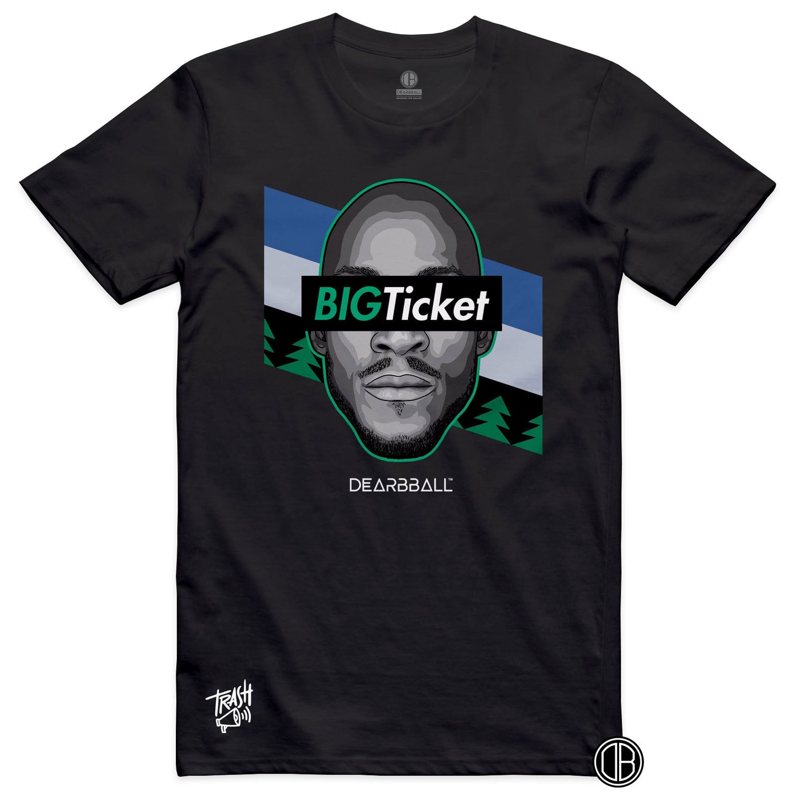 Camiseta Premium DearBBall - Edición Bordado BIGTicket Minnesota Trash 📢