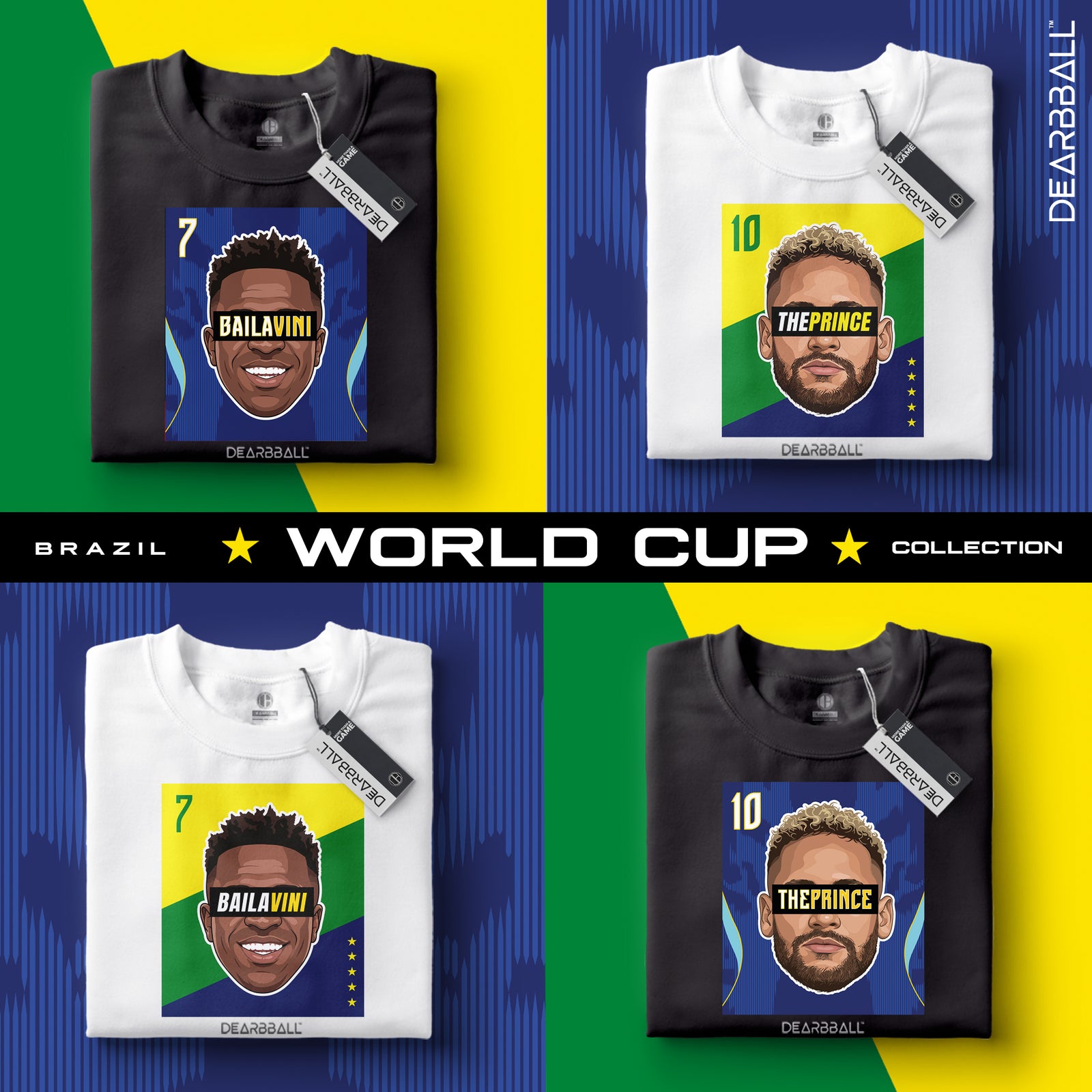 DearBBall T-skjorte - BAILA VINI Brazil Elite CDM Edition