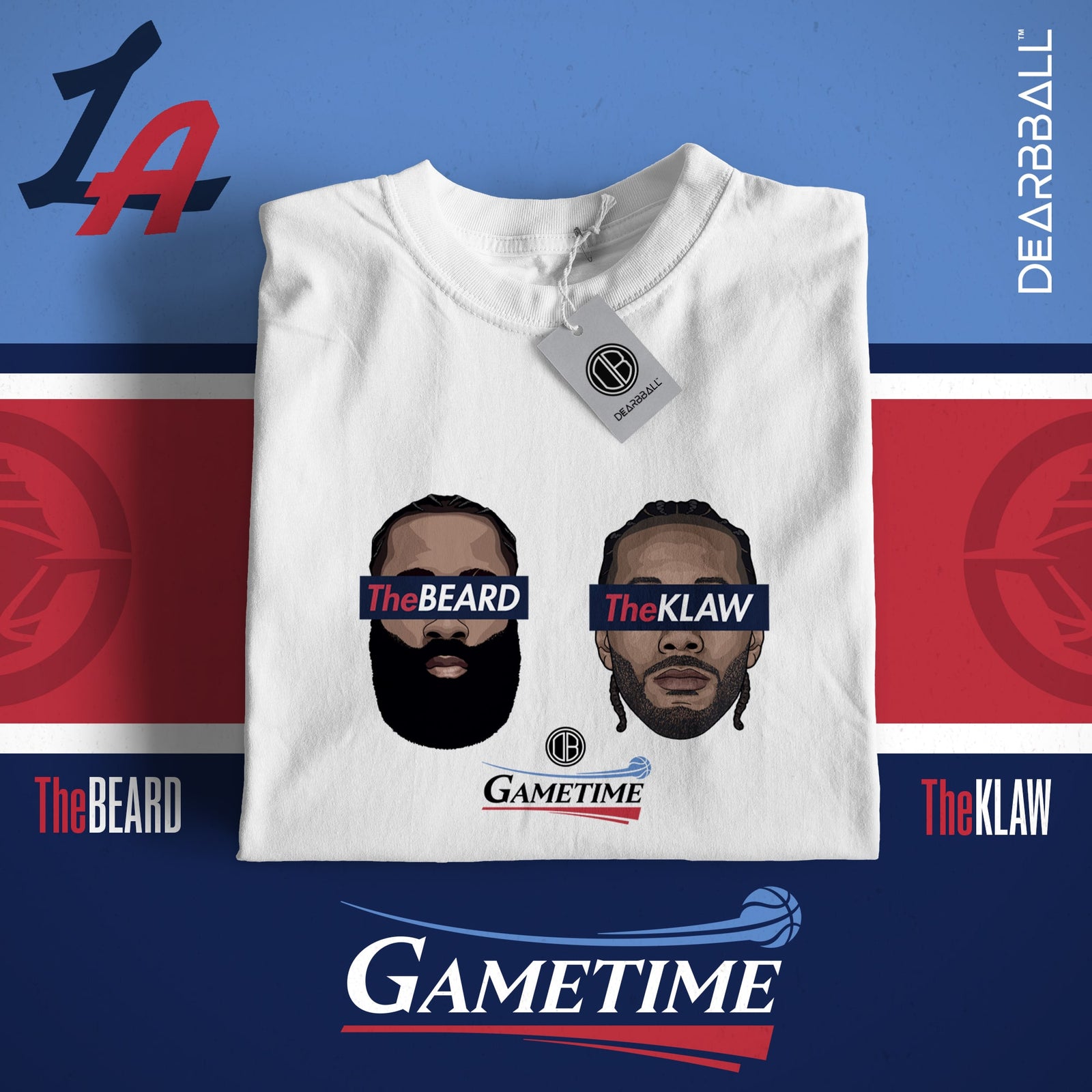 Pacco DearBBall 4 T-Shirt - Edizione Duo PLAYOFFS GAMETIME