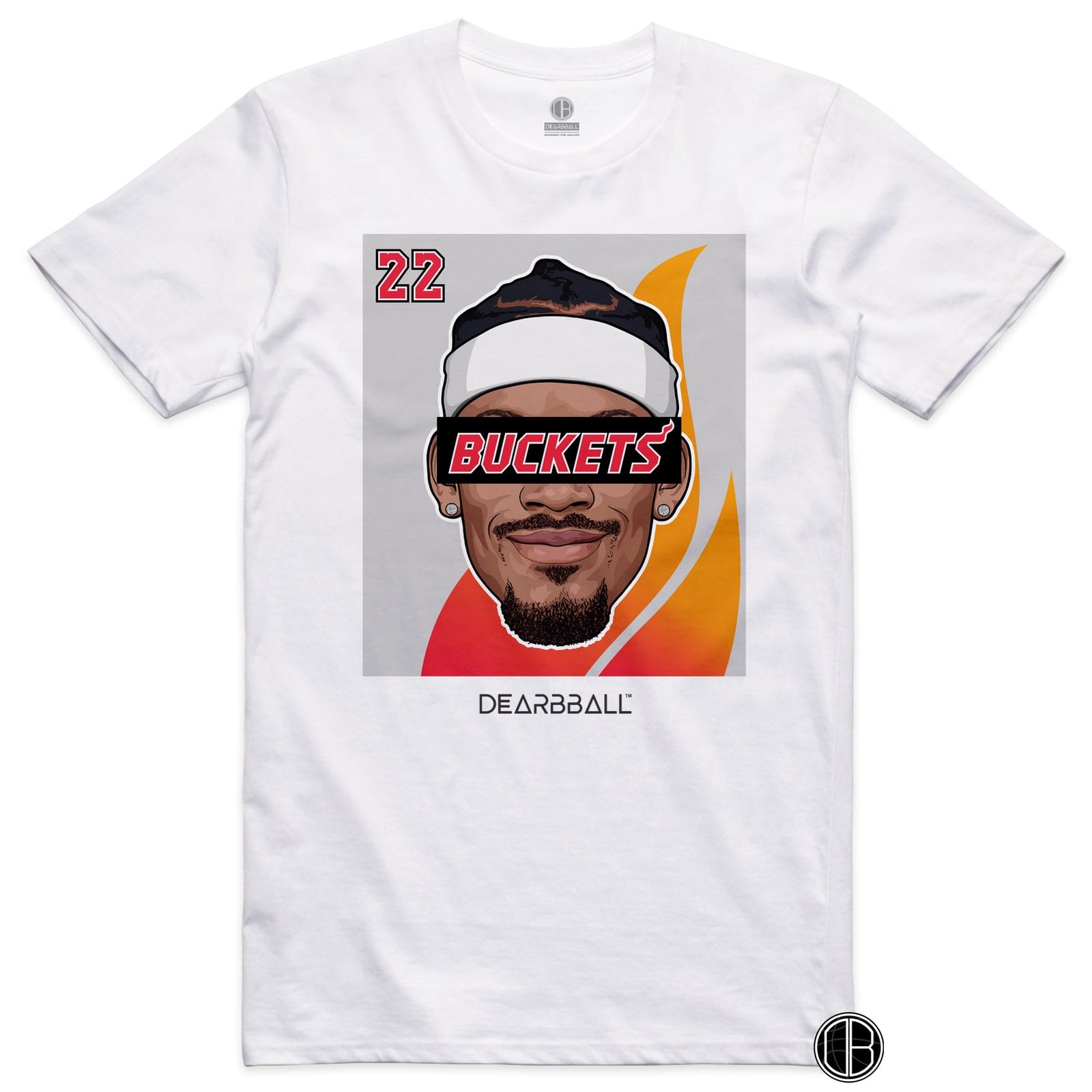 DearBBall T-Shirt - BUCKETS Miami Colors Edition