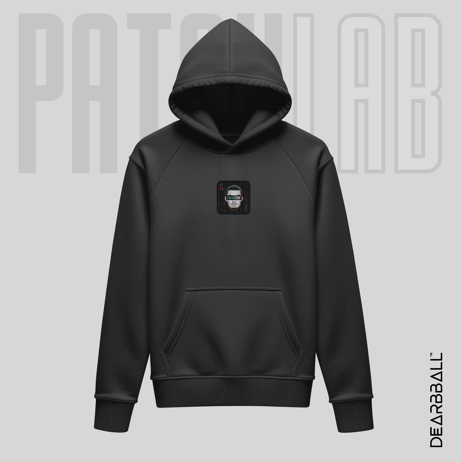 Hettegenser 3/4 Glidelås PatchLab