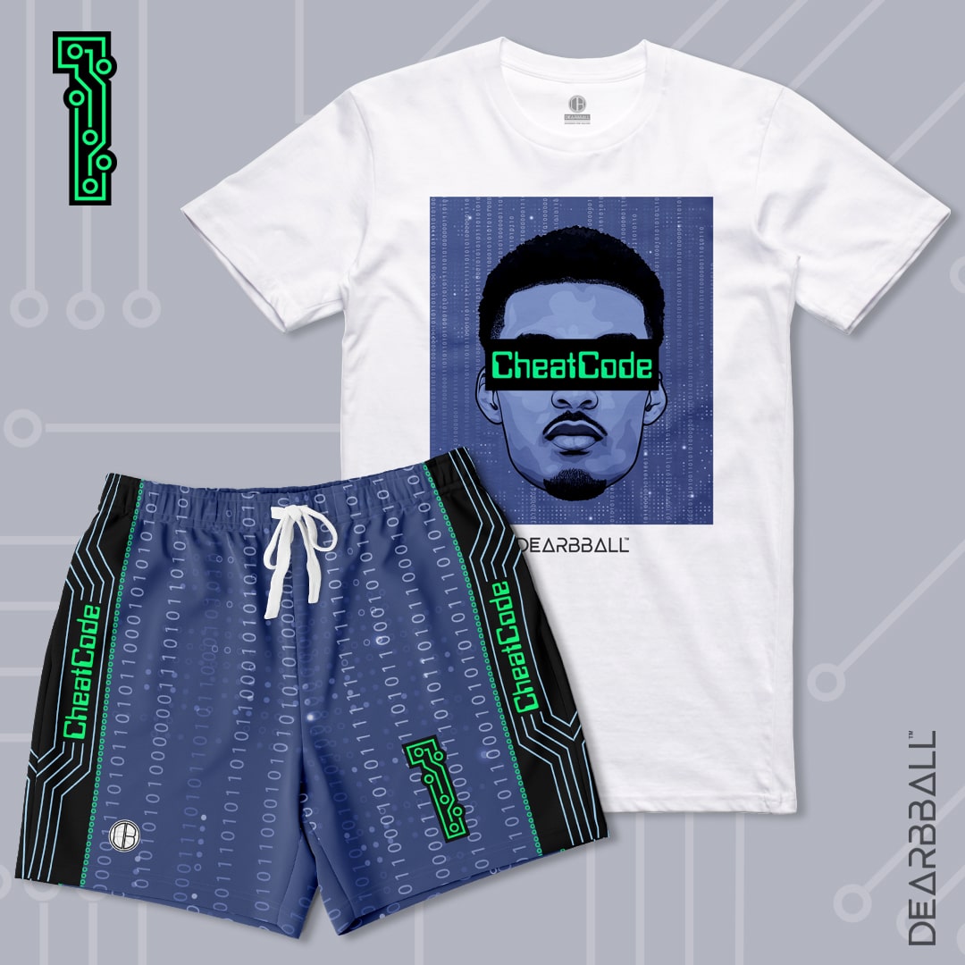 Conjunto DearBBall de T-shirt e Calções - Edição CheatCode