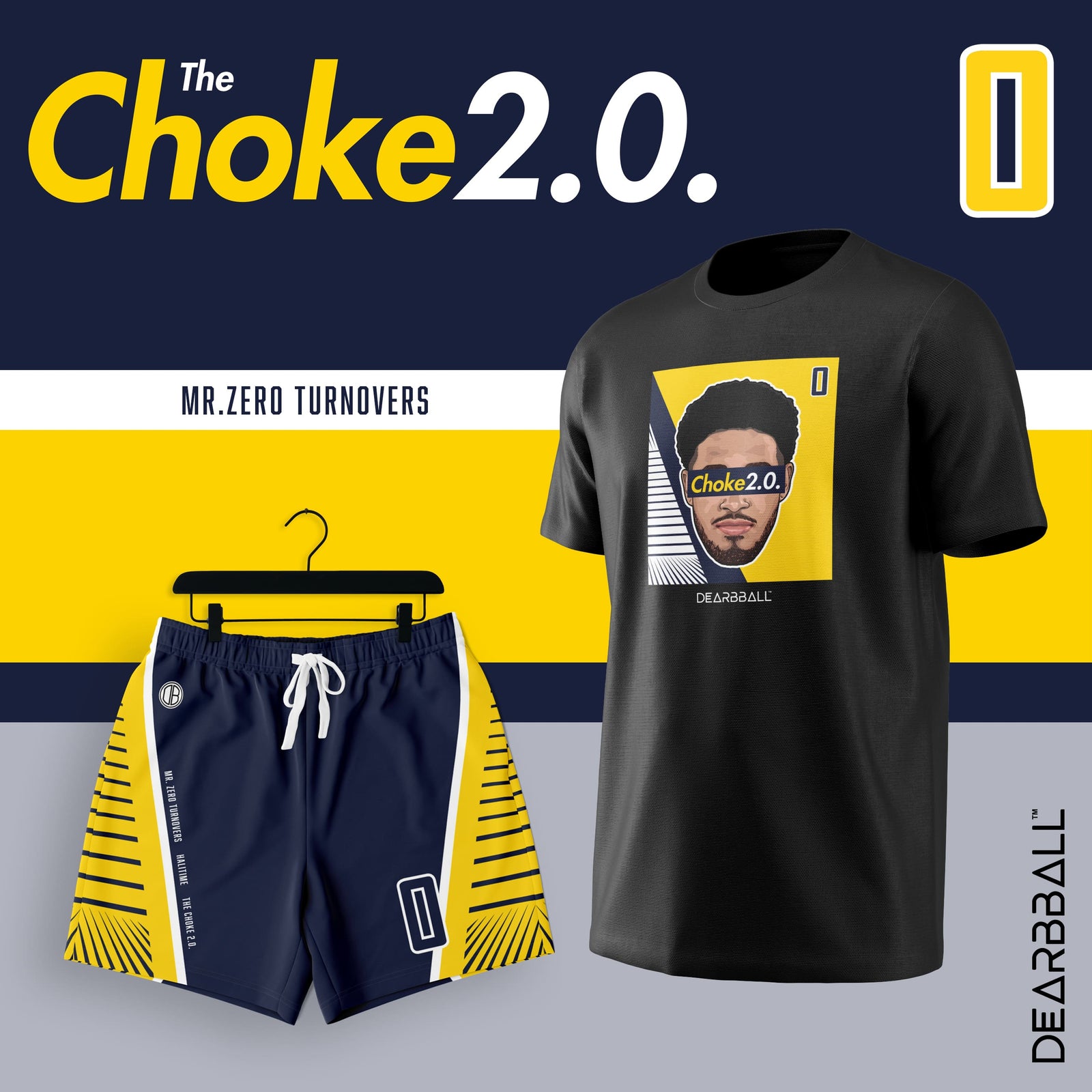 Conjunto Short T-Shirt DearBBall - Edição The CHOKE 2.0 Finales