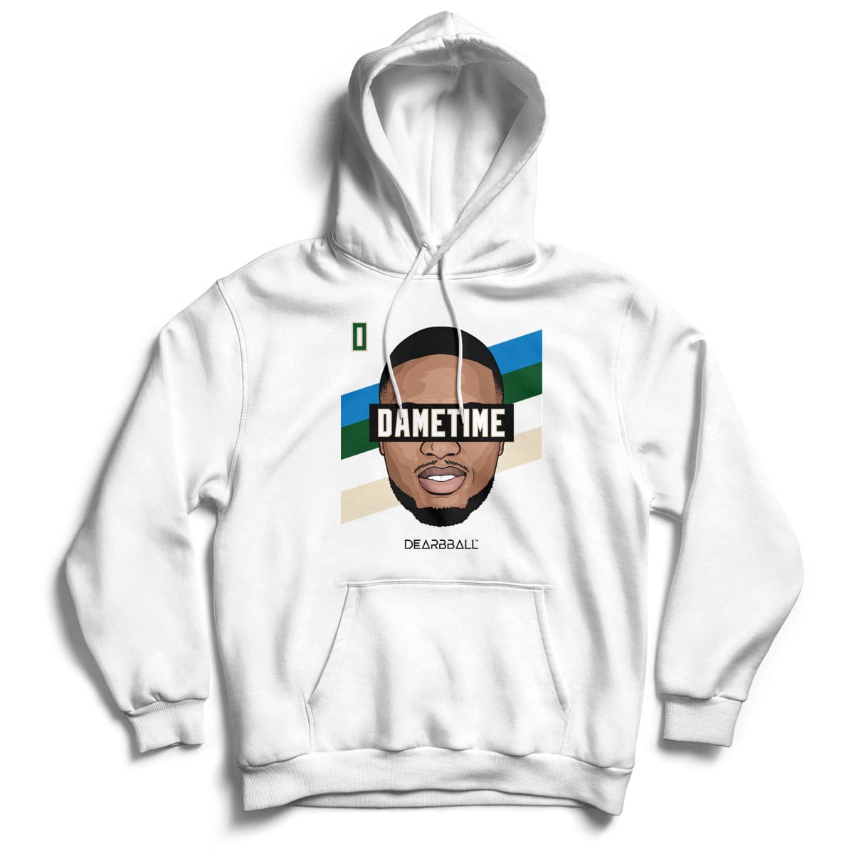 Sweatshirt com Capuz DearBBall - DameTime Edição Stripes